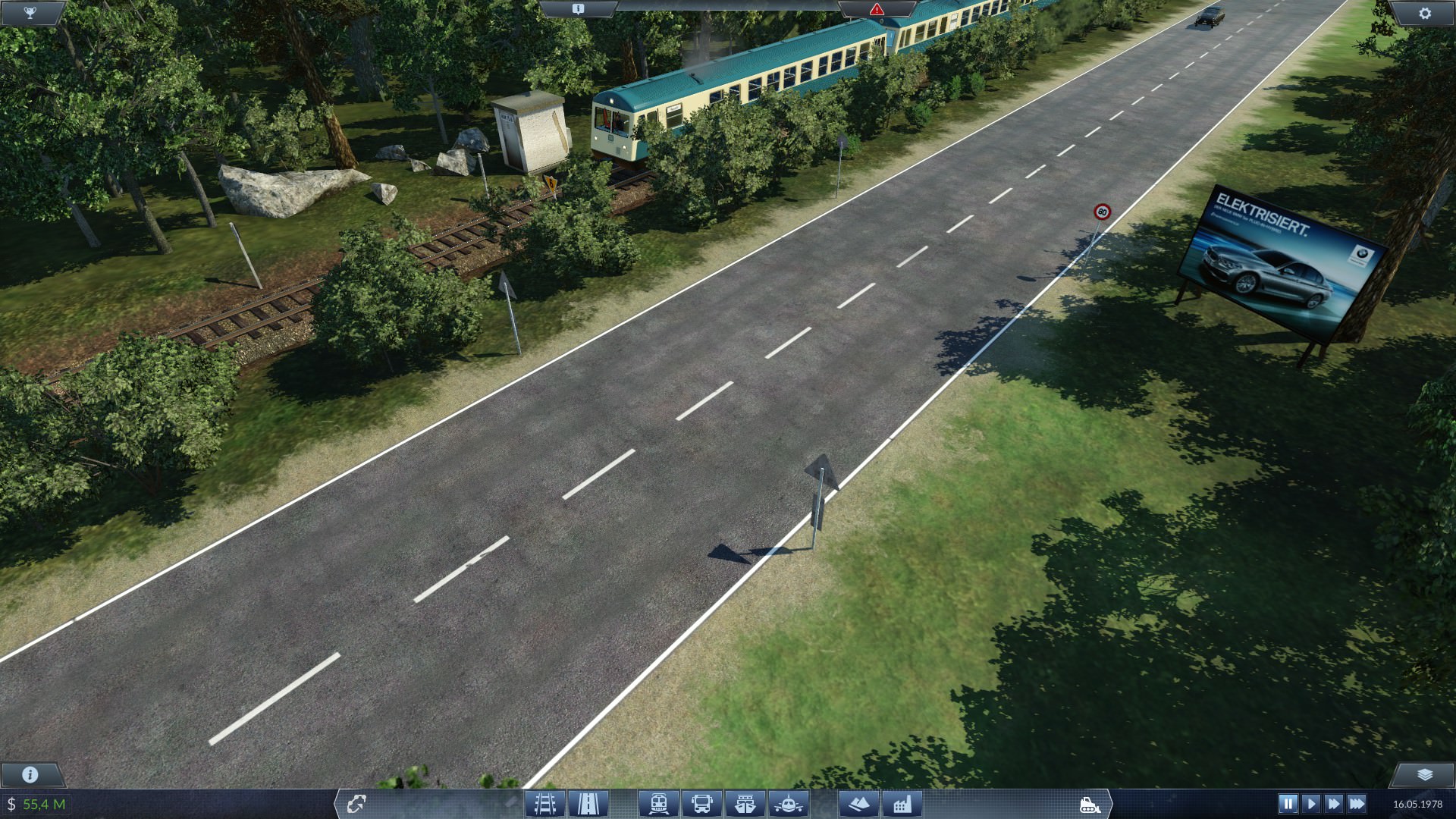 BR 627.0 + BR 628.0 Parallel an der Landstraße