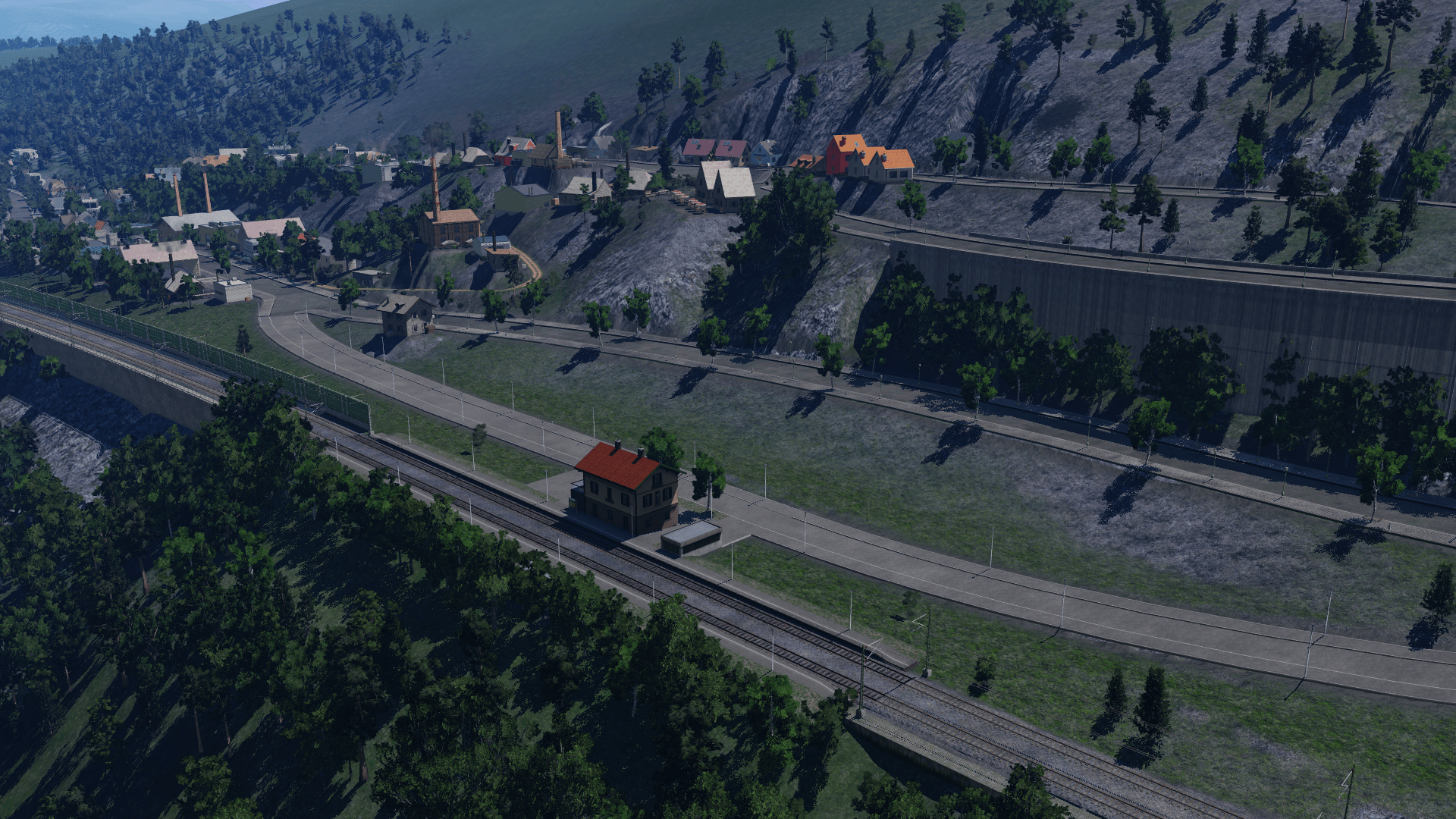 Kleiner, unrestaurierter Personenbahnhof, WIP