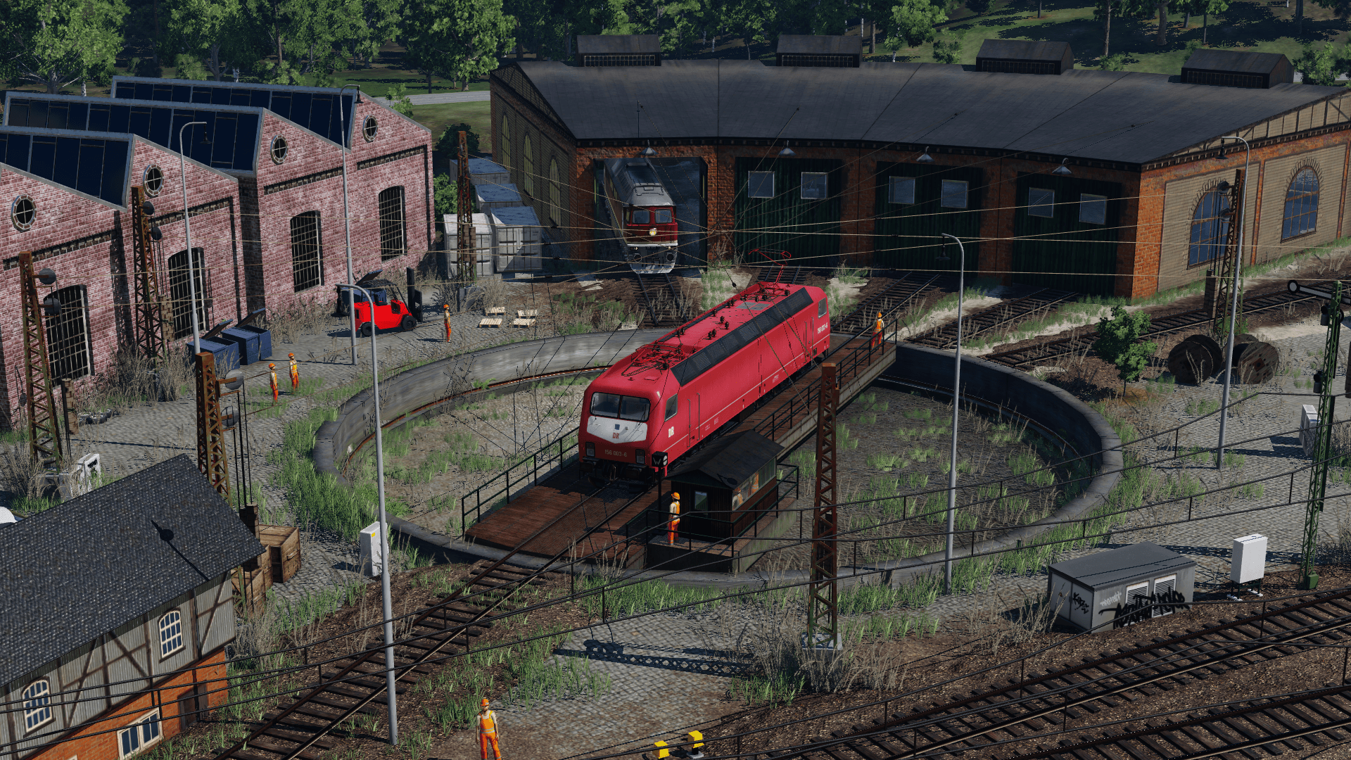 Der Ringlokschuppen im Betriebswerk