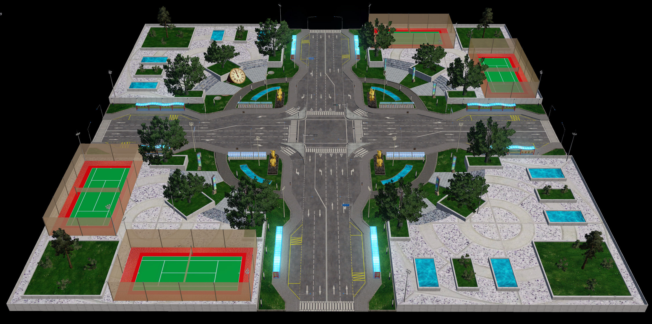 [Final Version] - Four Lane Crossroads MOD