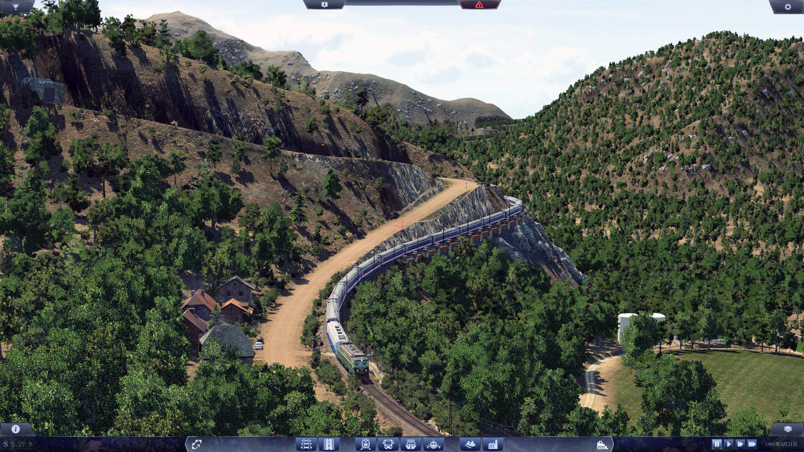 Over the mountains
