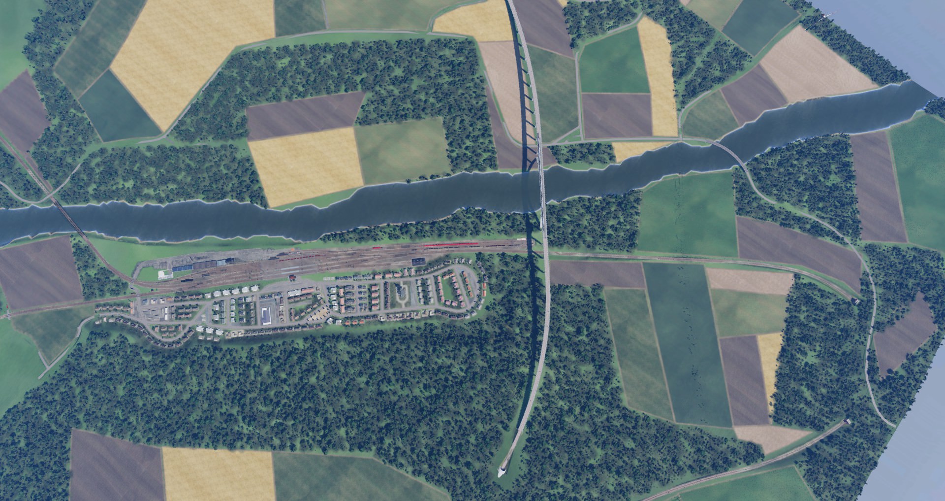 Gössenheim-Niederfitzinge Luftbild