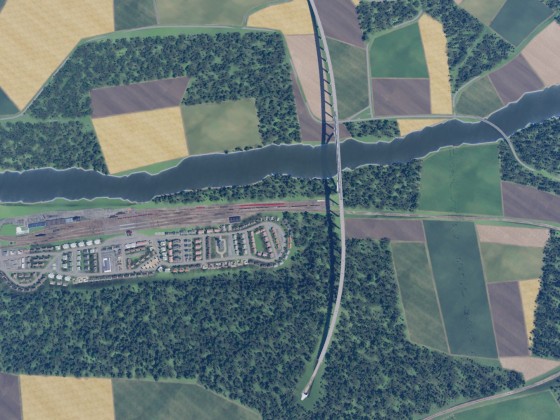 Gössenheim-Niederfitzinge Luftbild