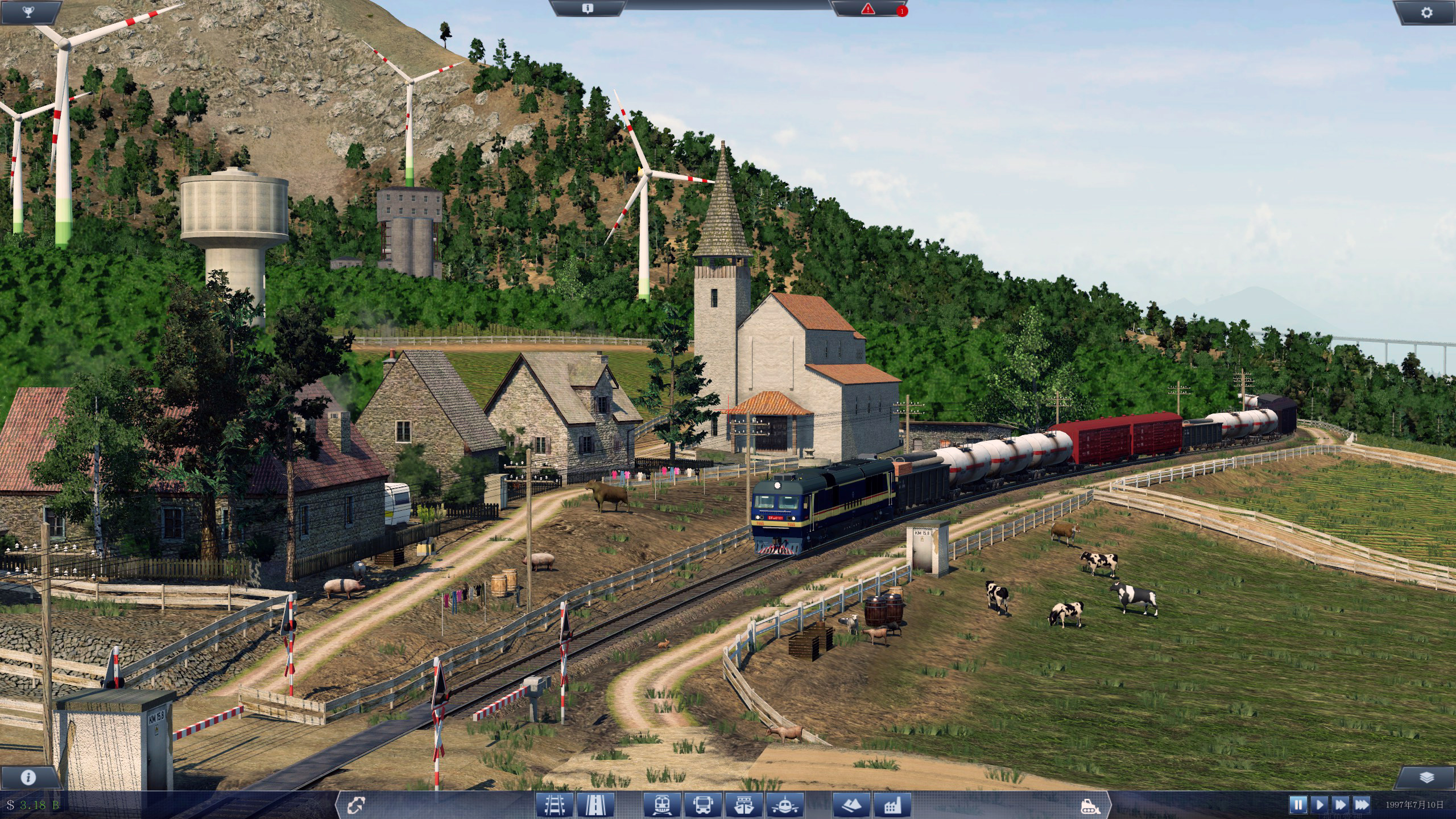 Small mountain village