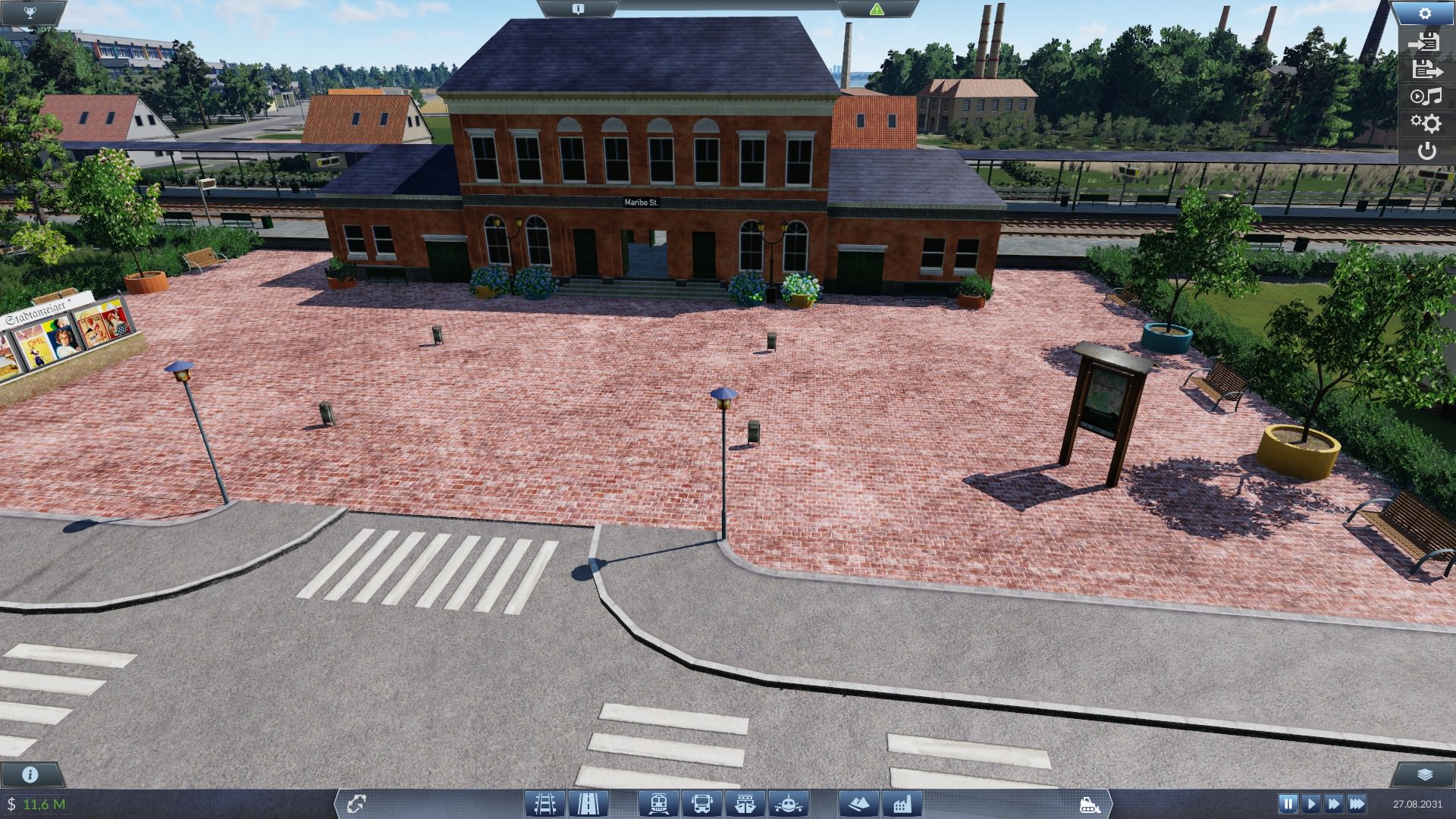 WIP - Maribo Station / Banegårdspladsen