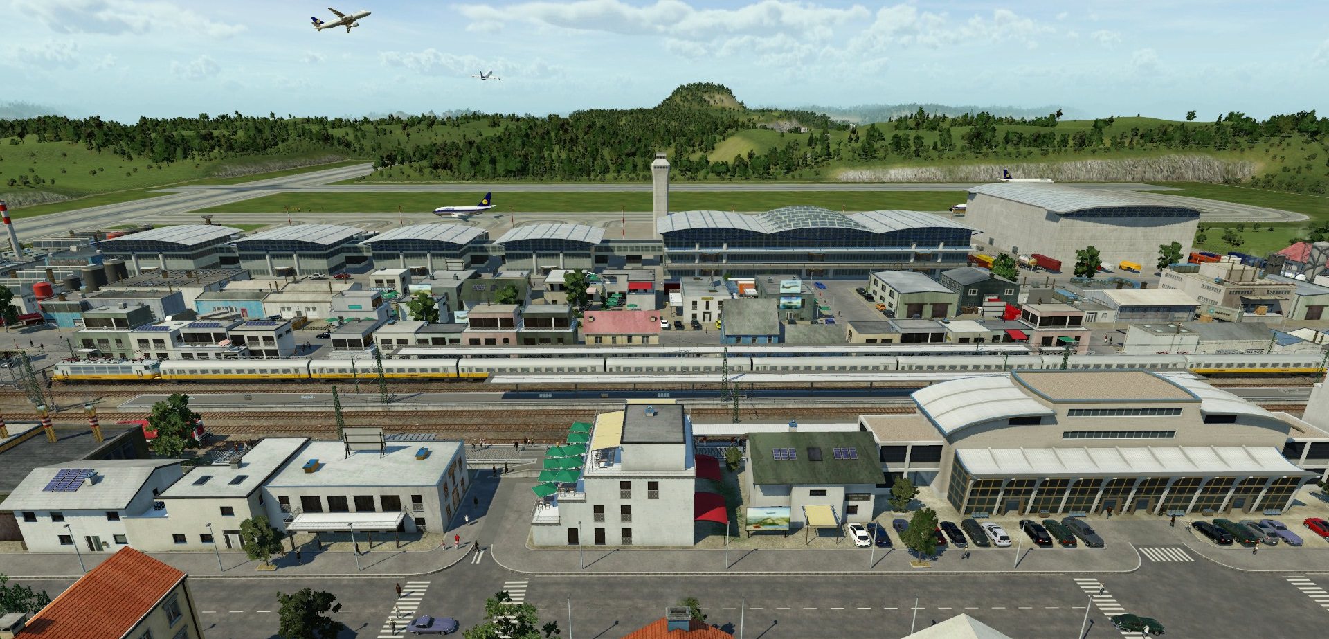 Am Flughafen