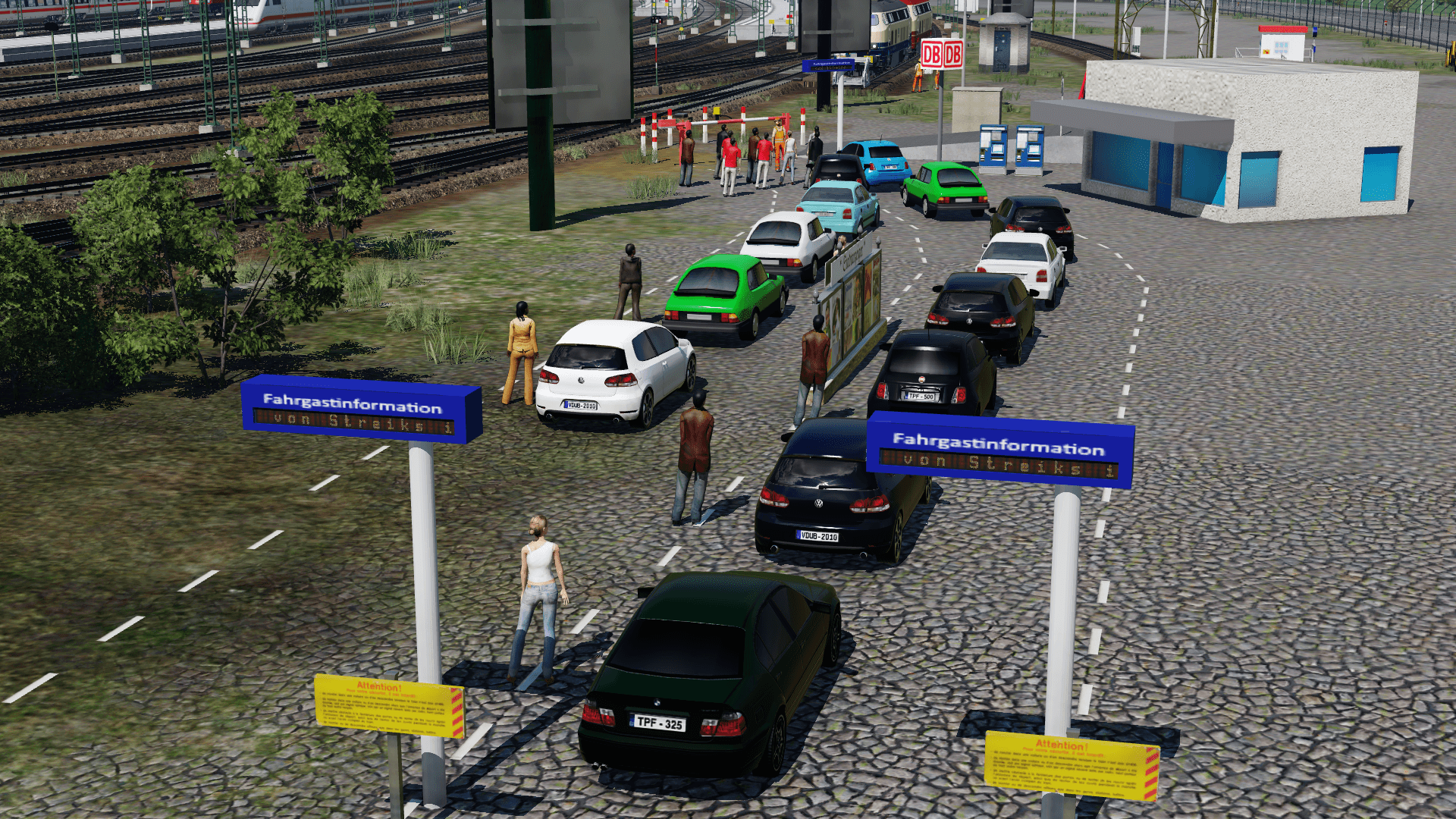 Ärger am Autozug-Terminal