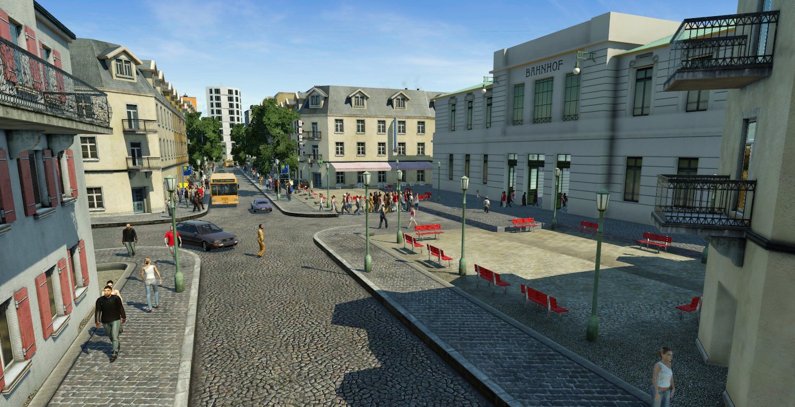 Bahnhofsvorplatz Süd, Hohenfels