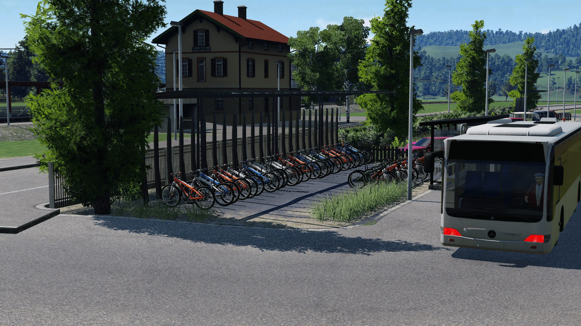 Am Bahnhof