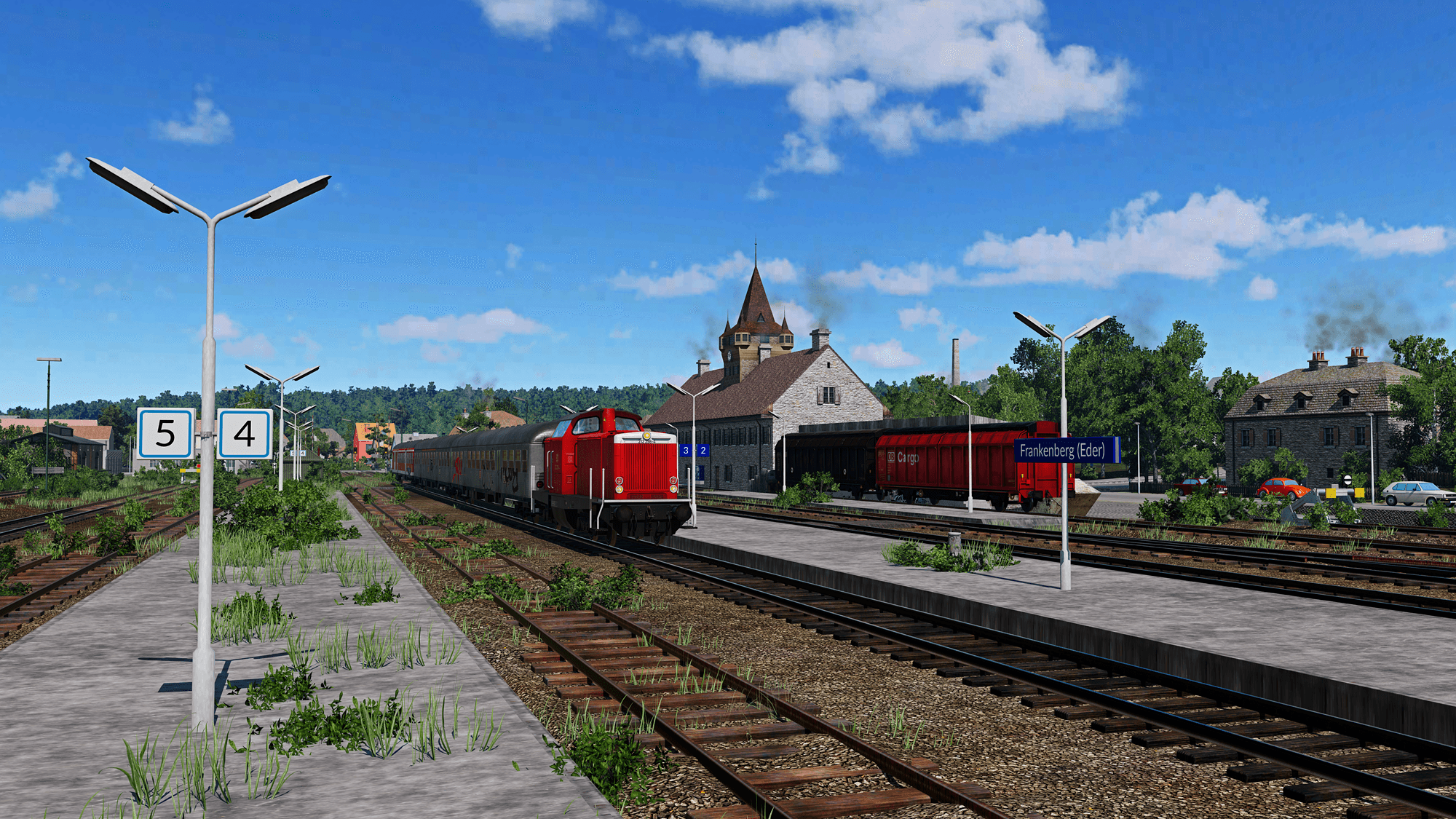 Nachmittagszug heute mit 212