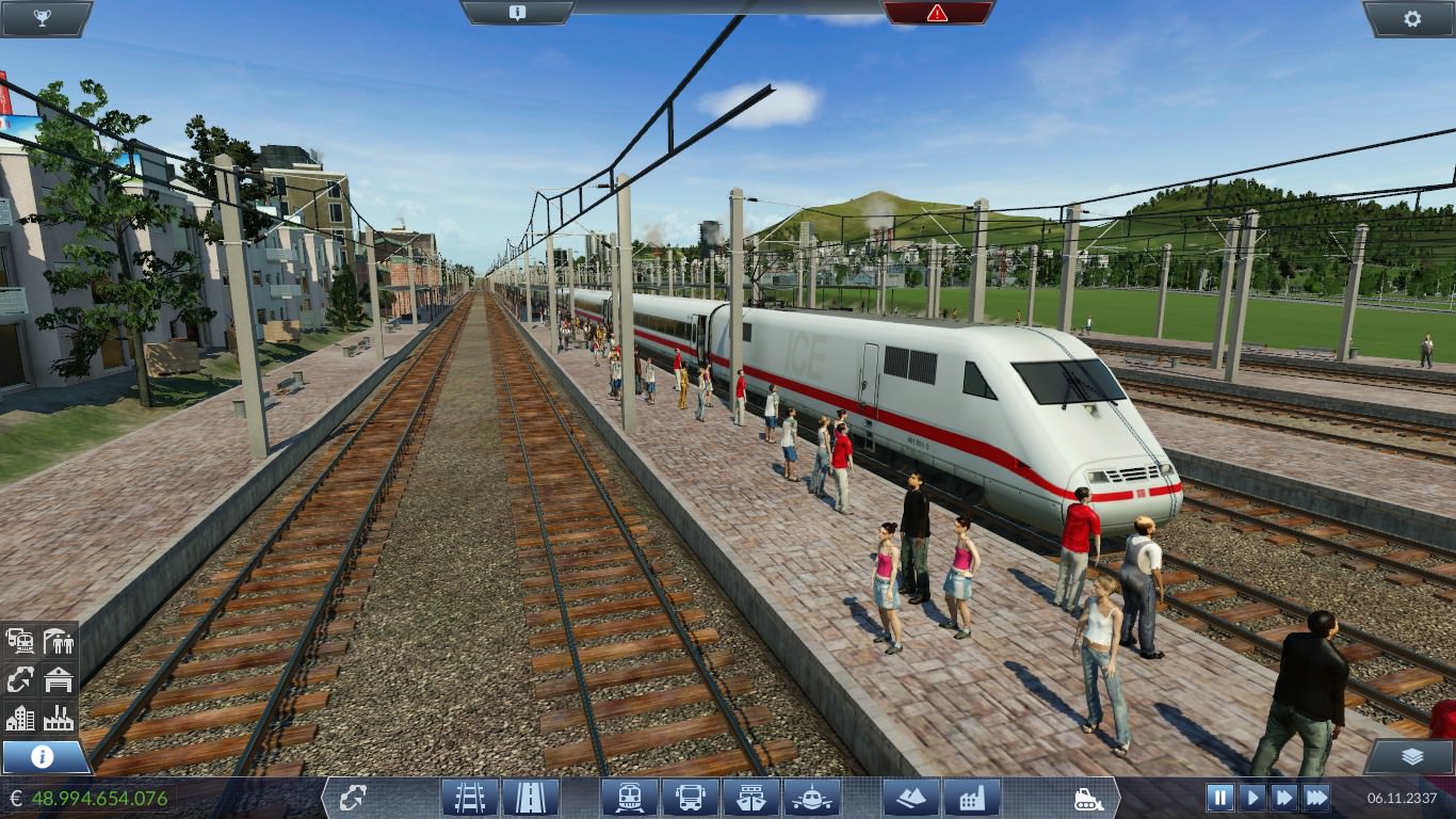 Tagesrand ICE 1 in Salzburg Hbf