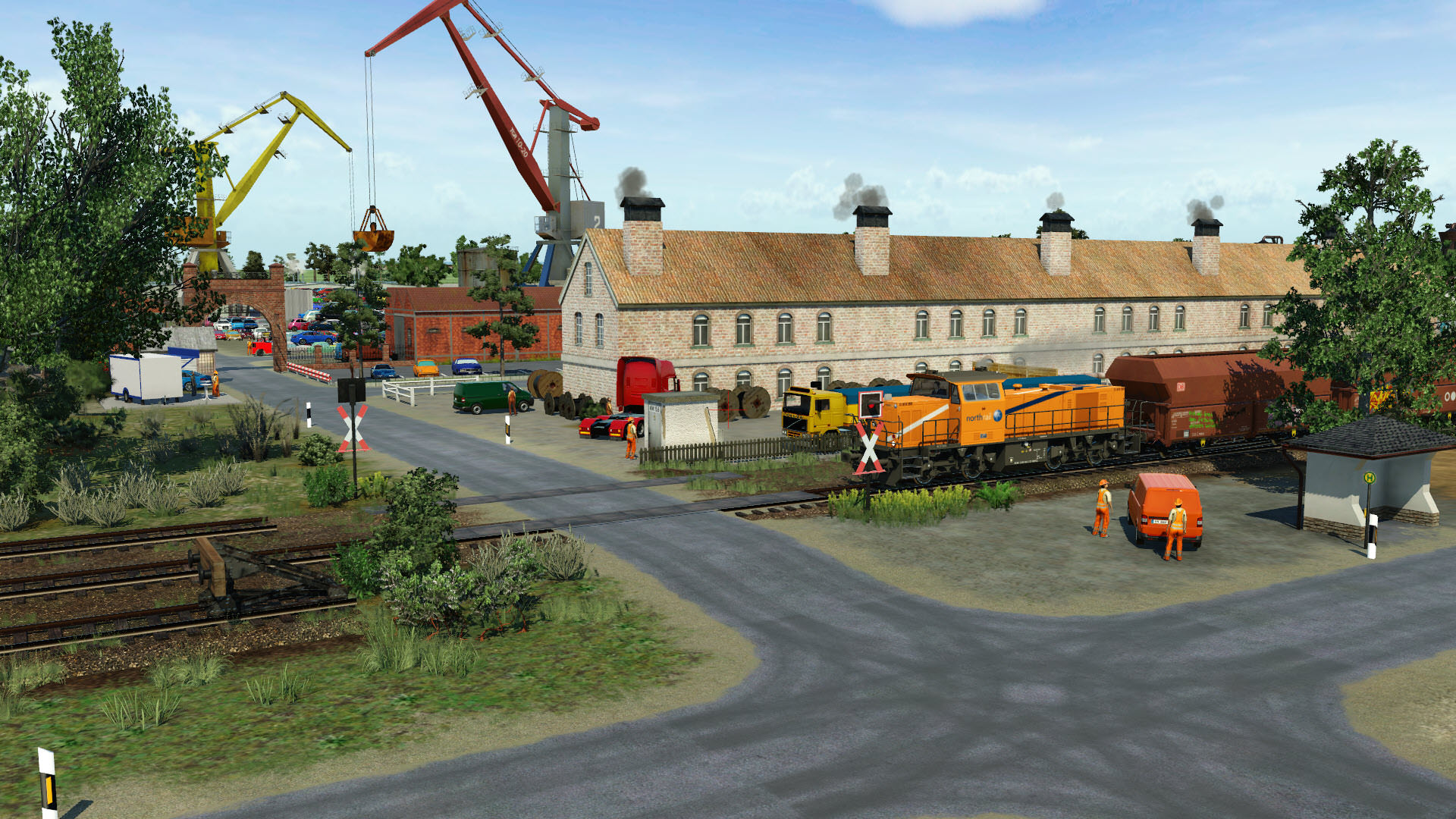 Vossloh G800BB der Firma Northrail im Streckendienst