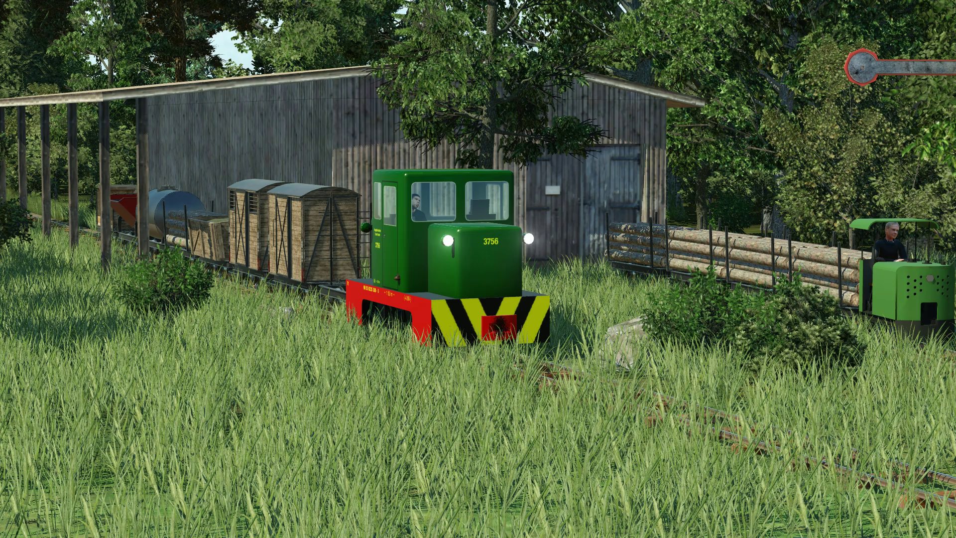 Die Feldbahn tuckert los