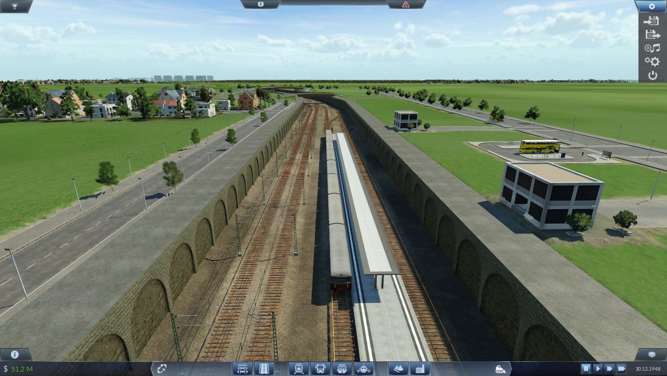 Ringbahn nach dem Bau, erste Testfahrt (Greifswalder Straße)