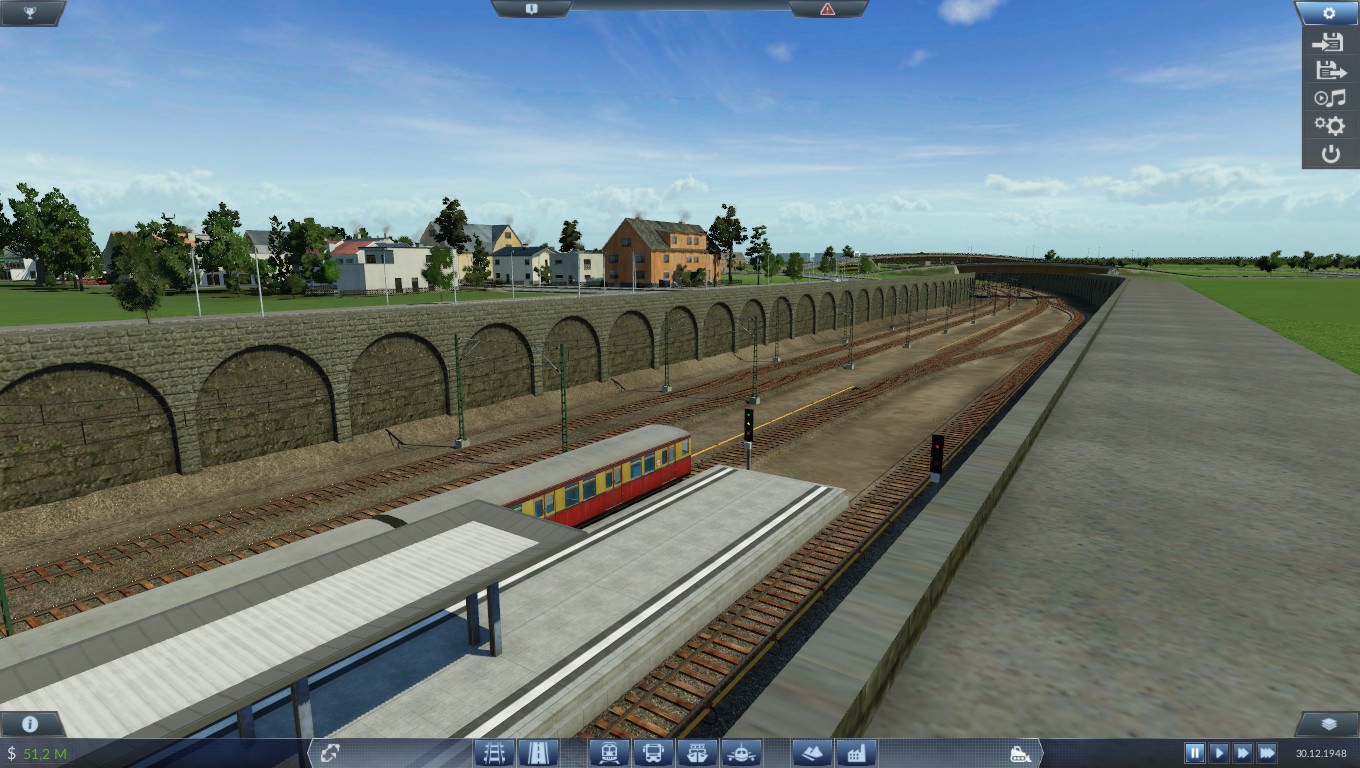 Der fertig gestellte Bahnhof Greifswalder Straße