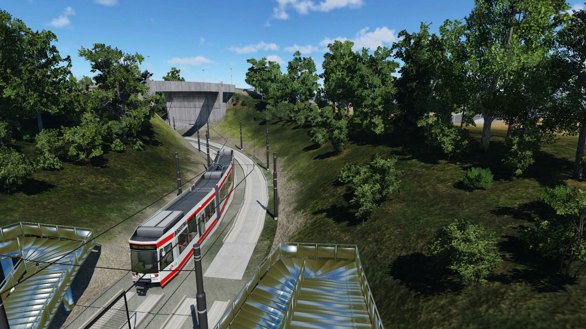 Einfahrt der Stadtbahn