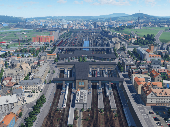 Südbahnhof mit Weitblick