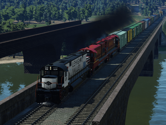 Lehigh Valley mixed freight