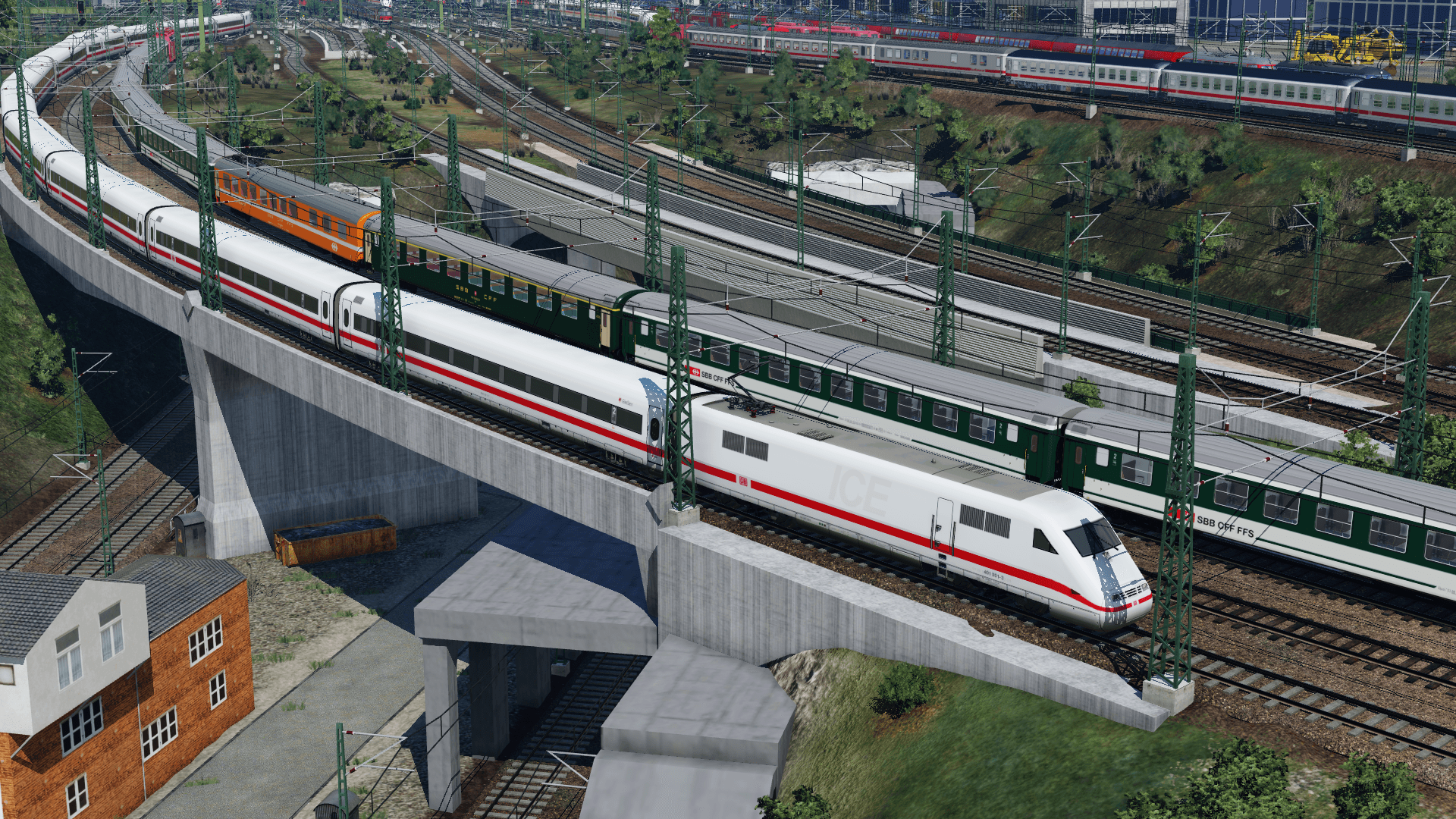 Viel Fernverkehr