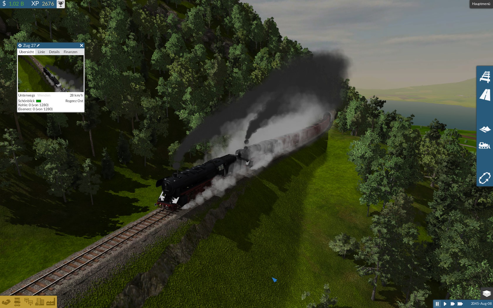 BR 44 3-fach Traktion auf Bergfahrt mit 2000t Zug
