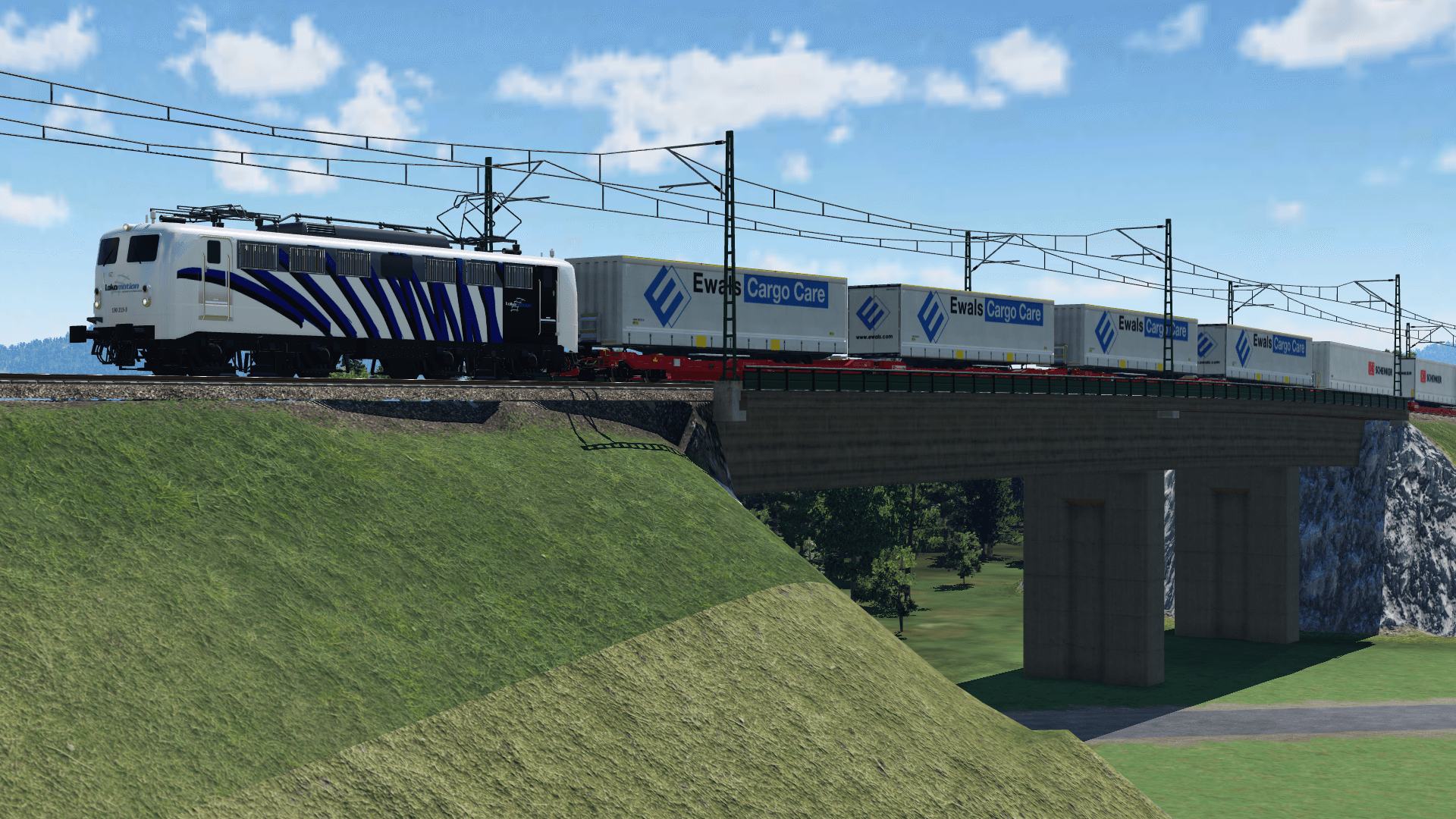 Lokomotion 139 auf erster Fahrt