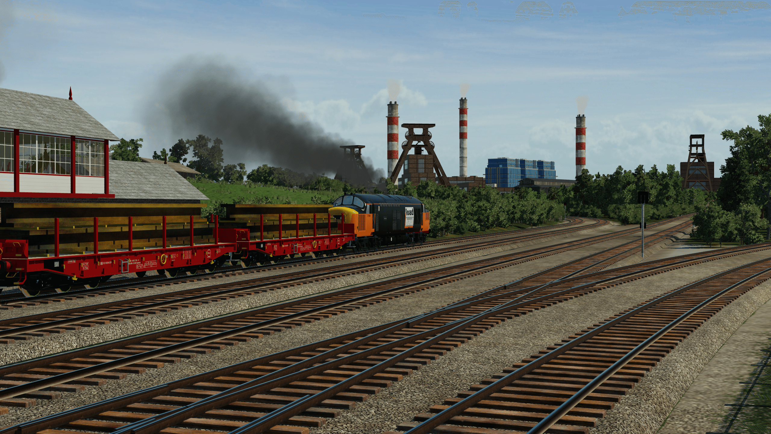 Load Haul 37 at Emberton North Junction