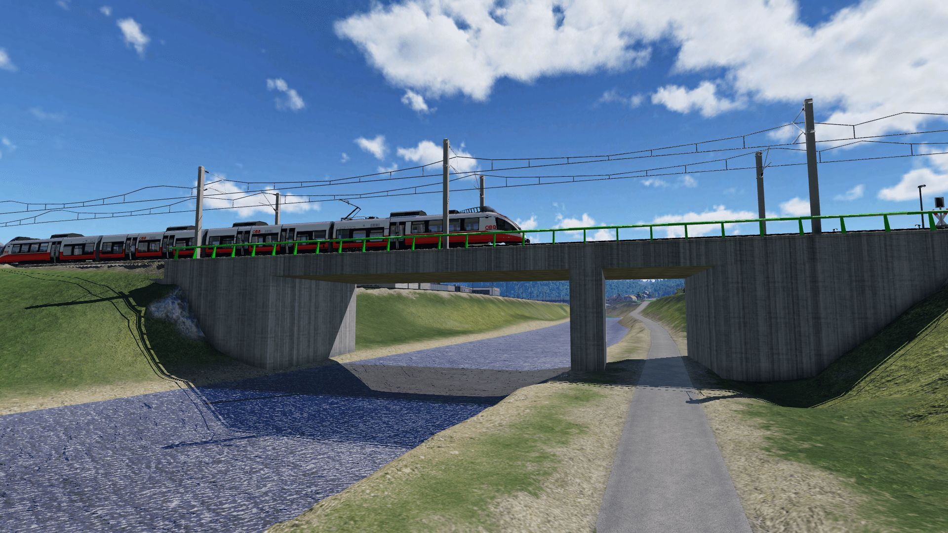 Vorarlbergbahn über die Bregenzerach