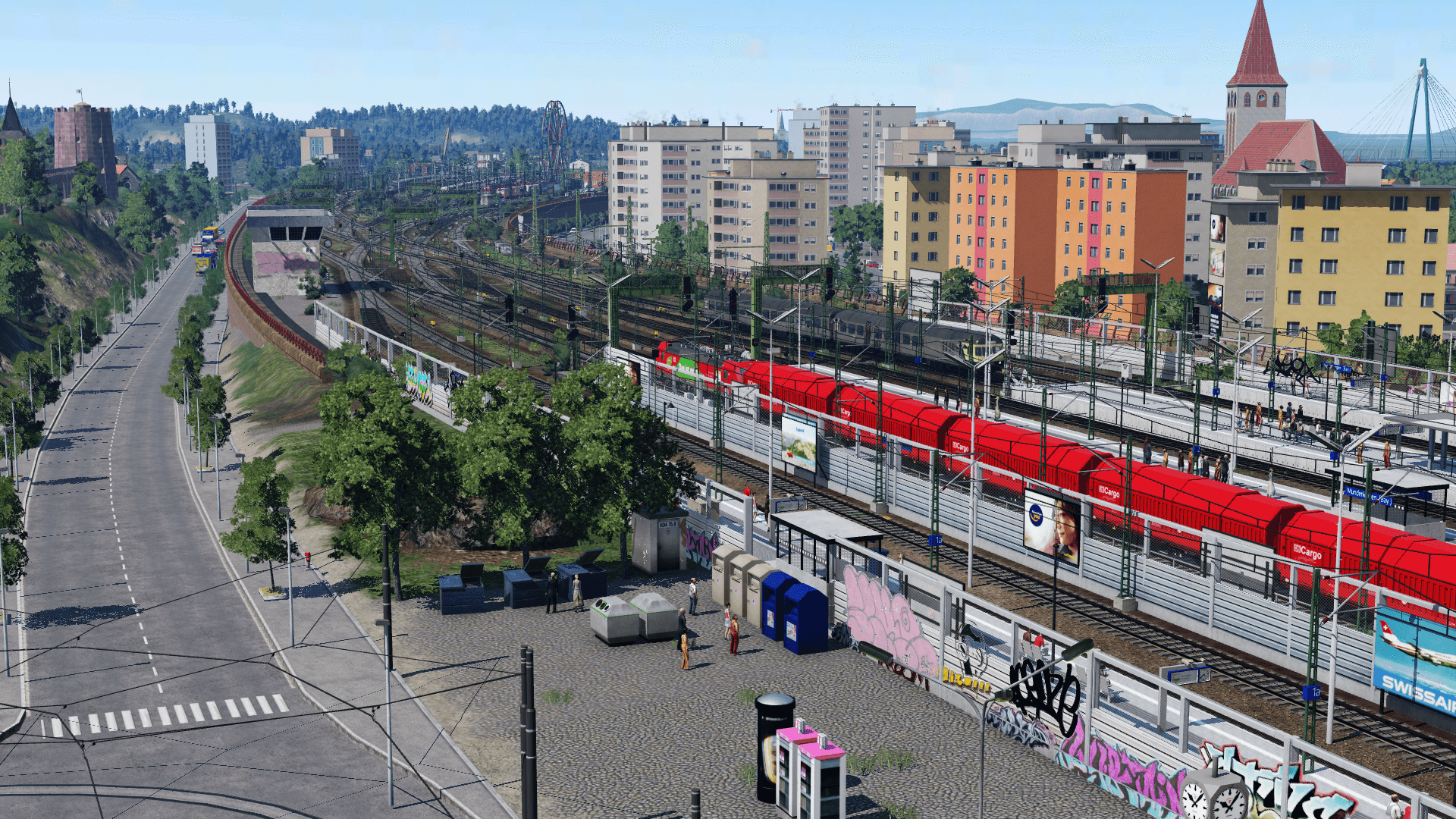 Morgens am Bahnhof