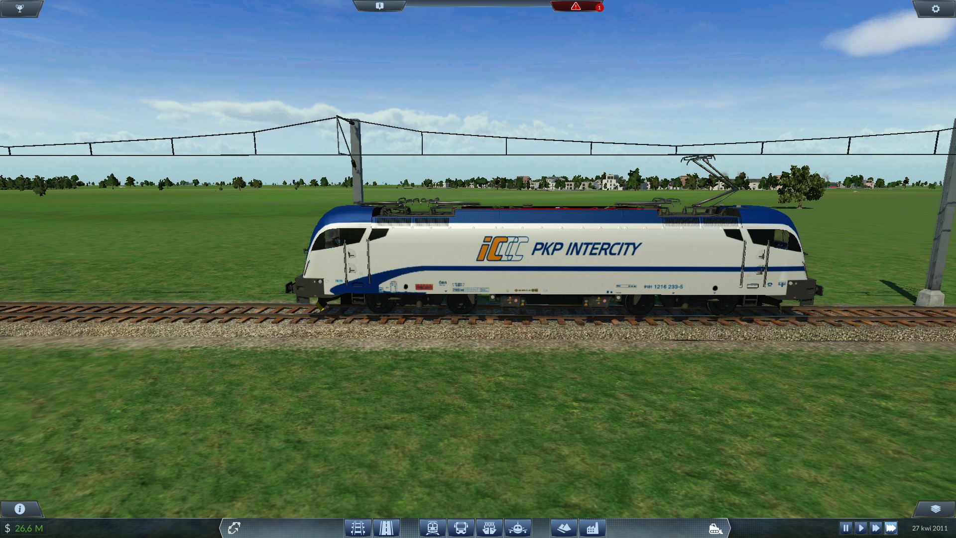 ES64U4 Taurus PKP Intercity fikcyjny.