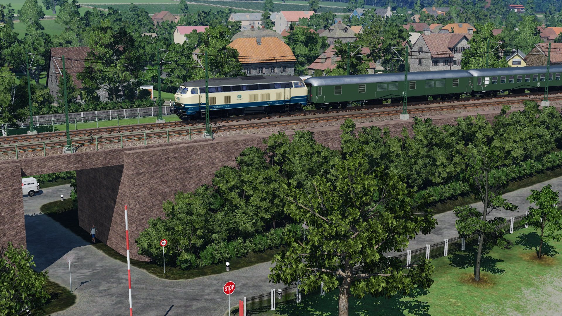 218 unterwegs