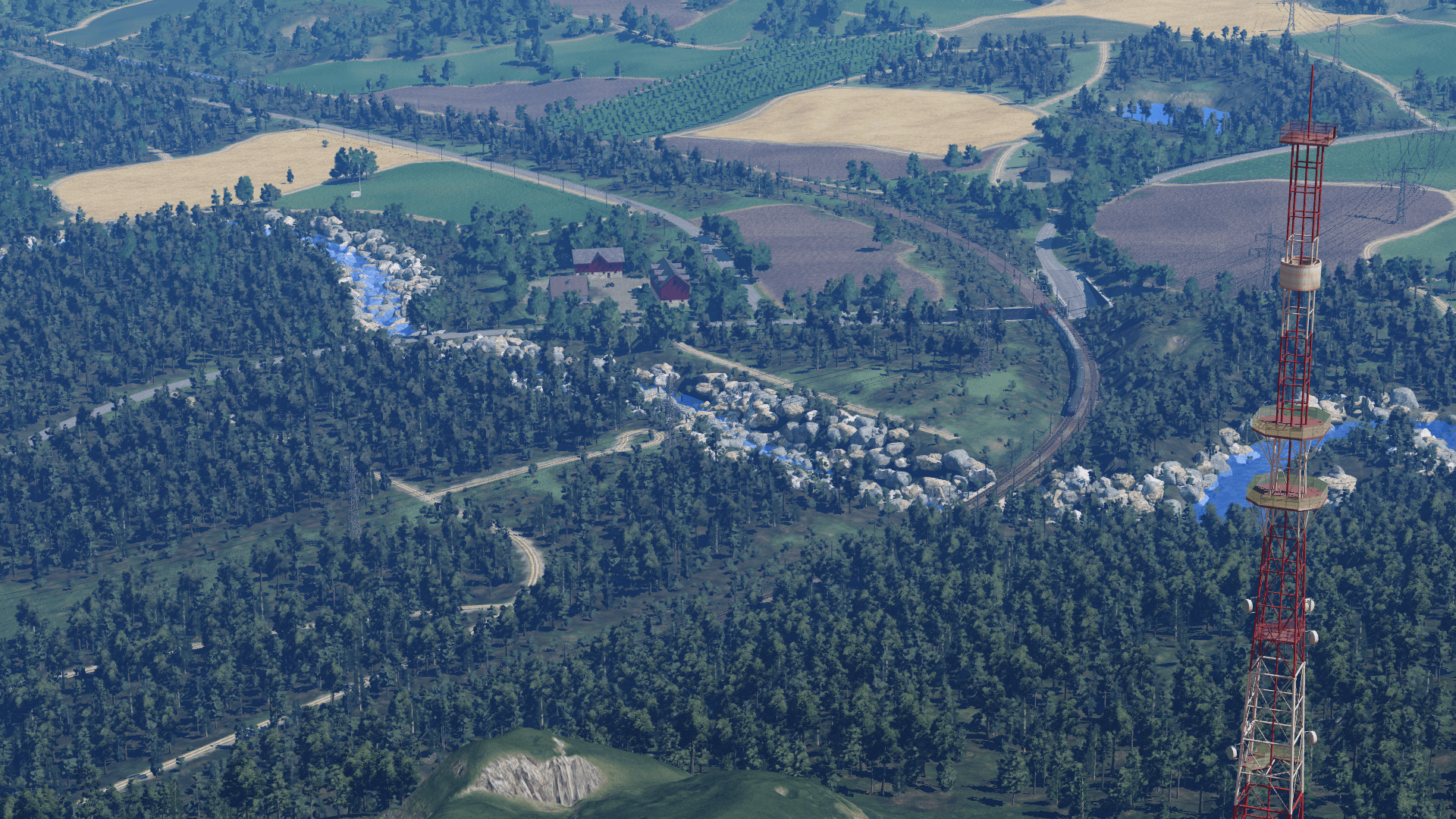 Die Hauptstrecke Richtung Meckenheim