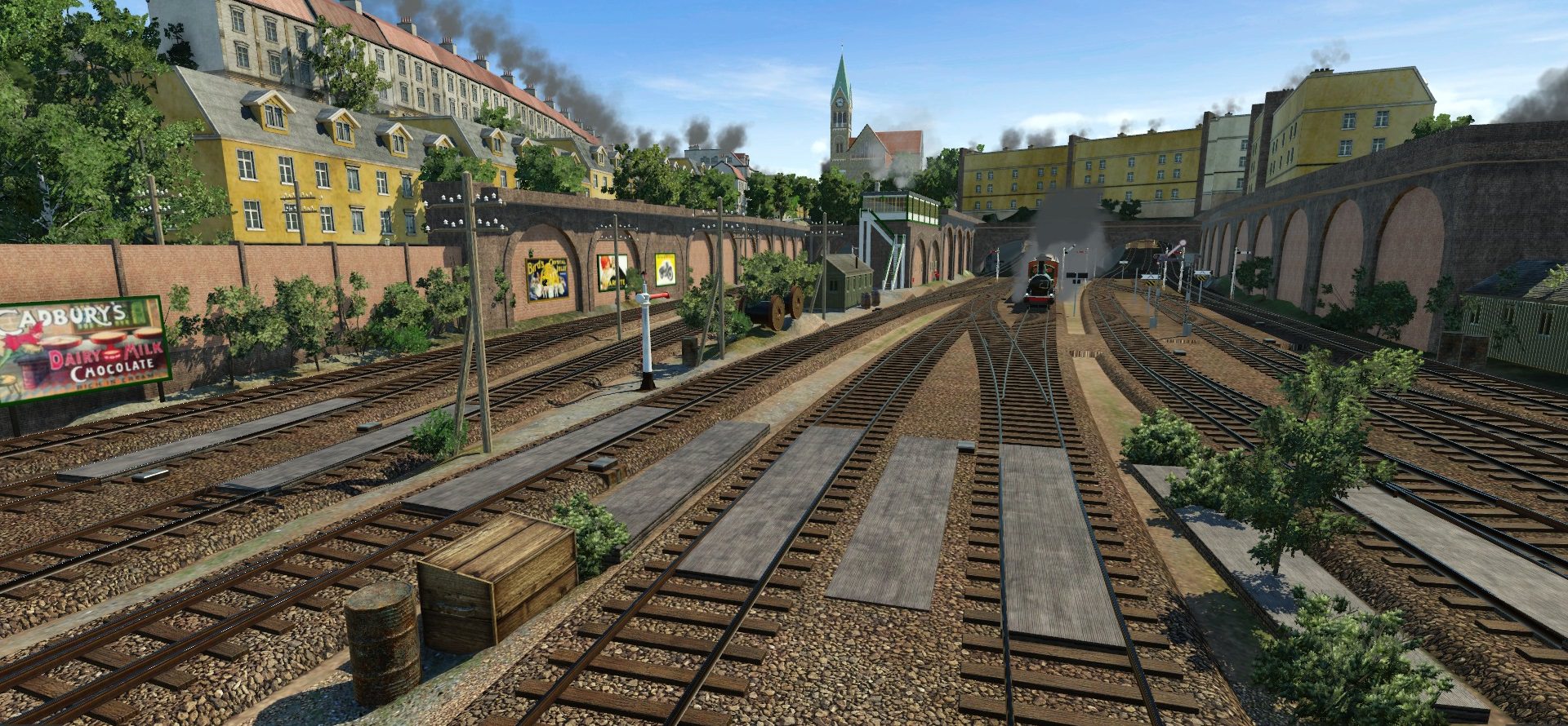 London King's Cross northern yard.