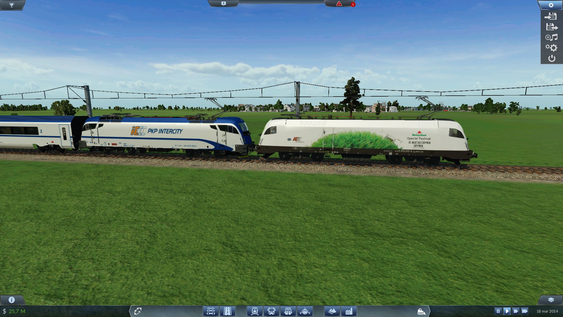 ES64U4 PKP Heineken and RAILJET. Creator Markus1014, repaint Vieri37