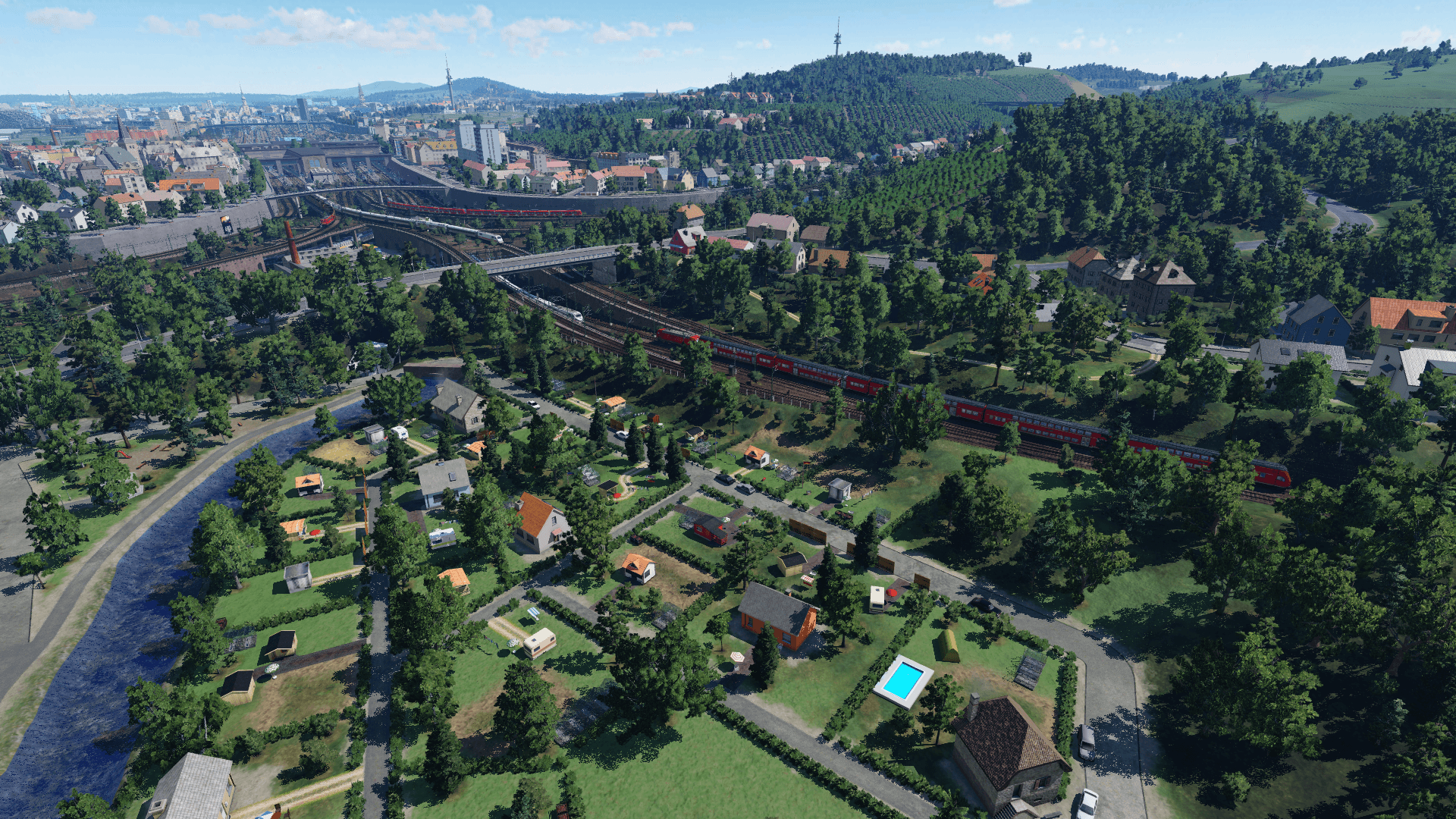 Kleingärten am Südkreuz & Skyline