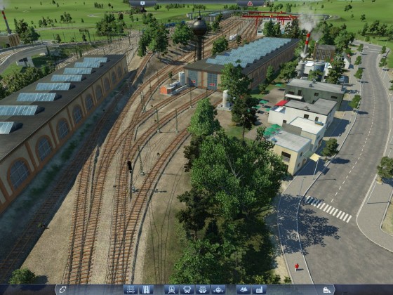 Der neue Güterbahnhof Rothenburg