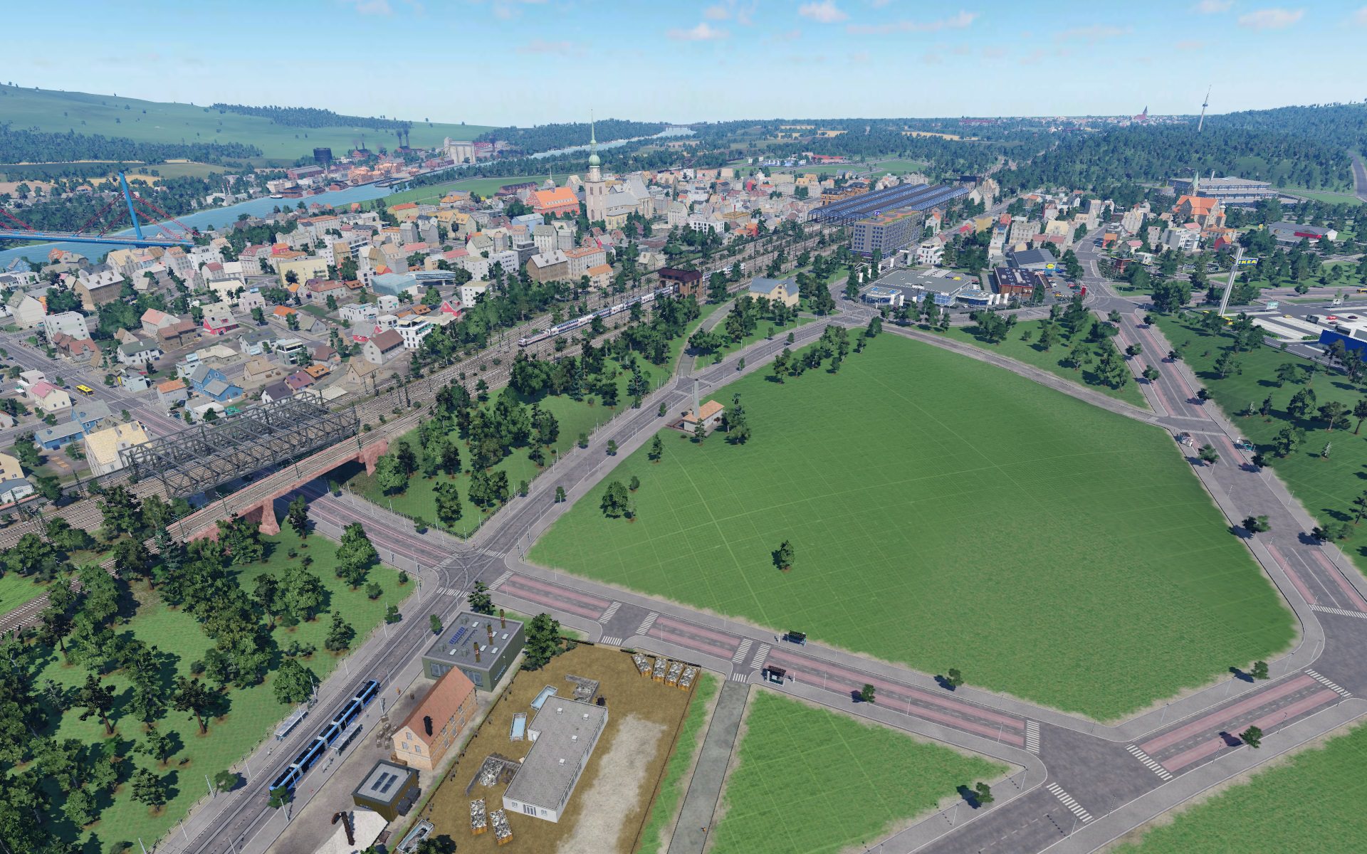 Blick über Waldau