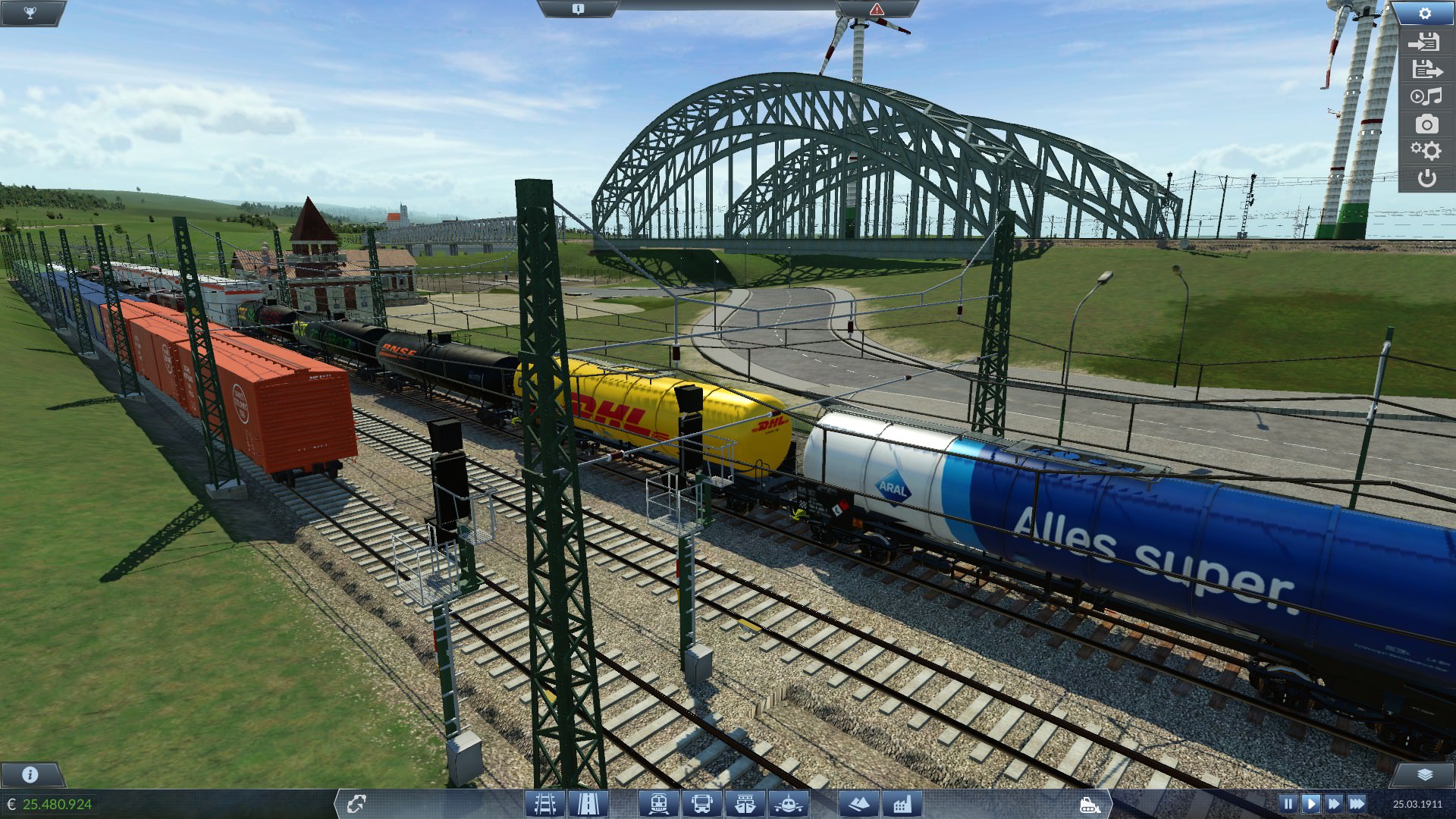 Kleiner Güter Bahnhof