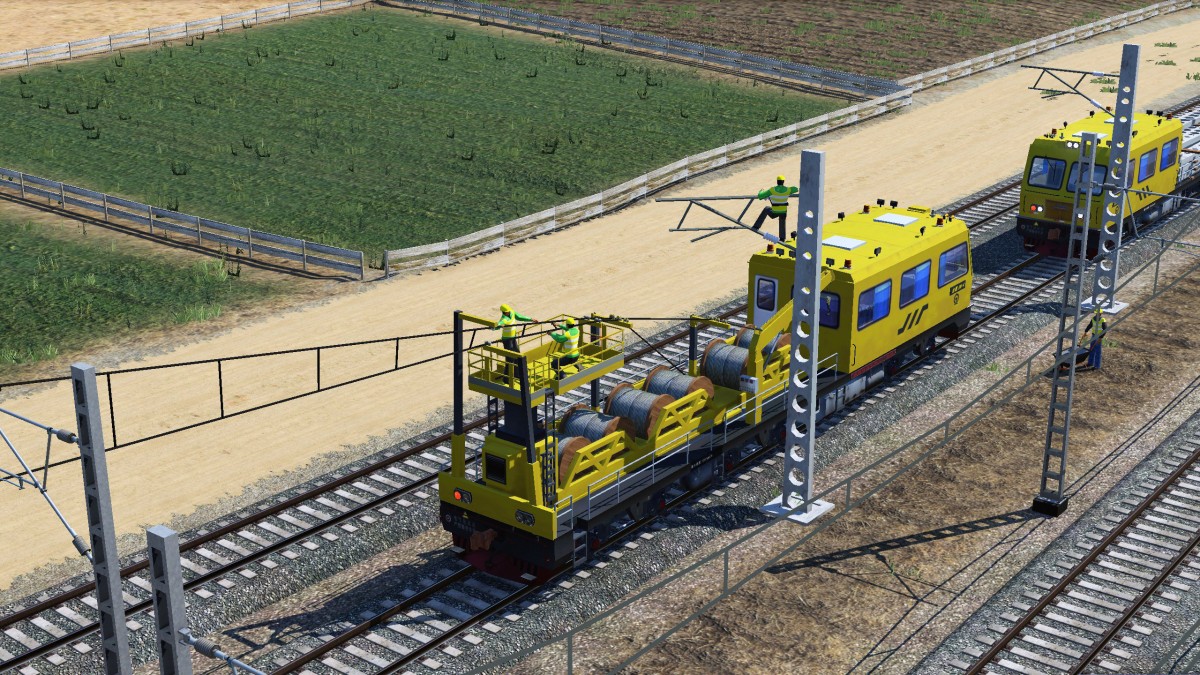 【MOD preview】- JW4 type catenary cable drum vehicle