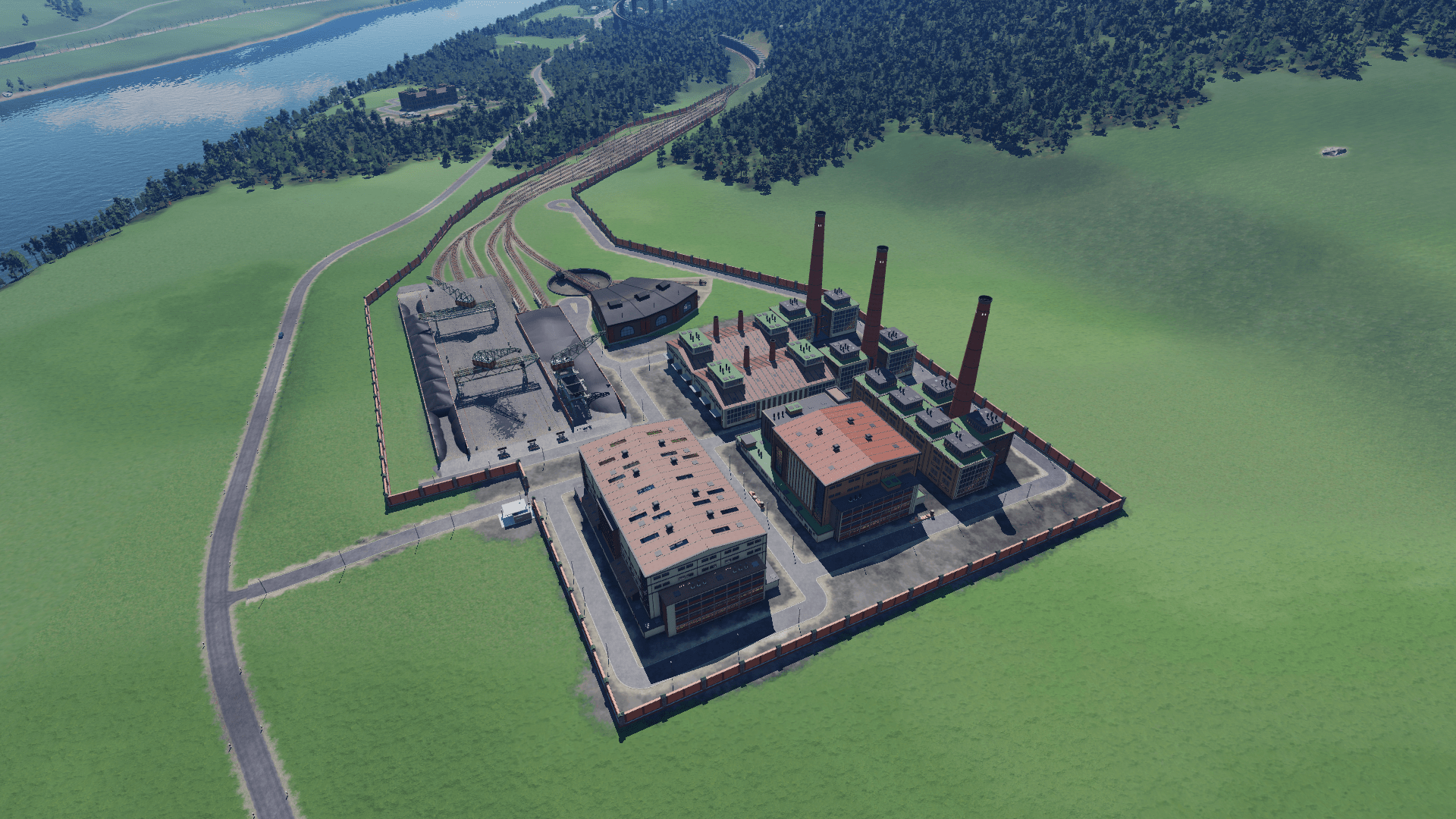 WIP - Heizkraftwerk mit Kohlelager und Bahnbetriebswerk