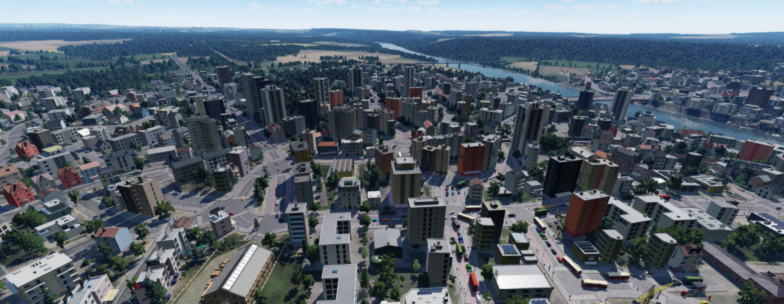 Across the City in the Eightees