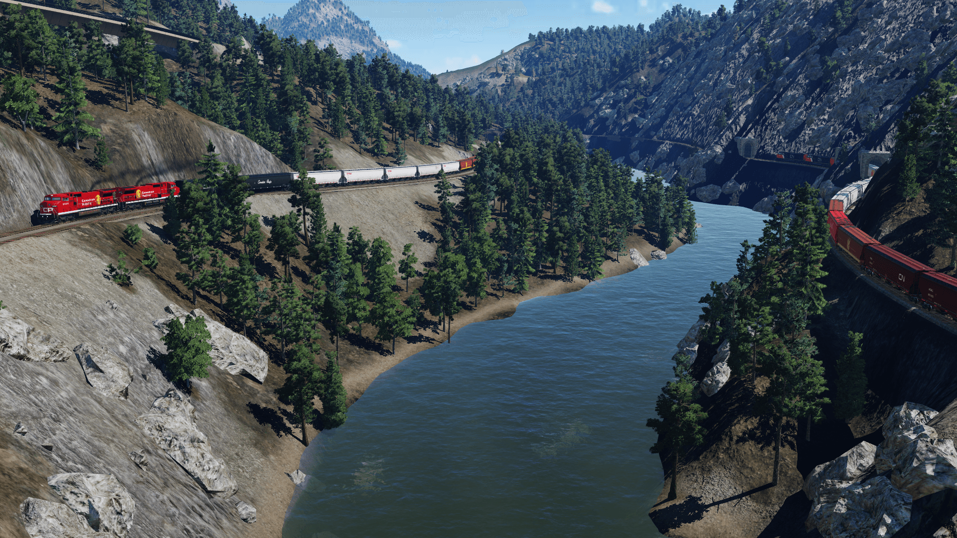 CN & CP Grain Trains