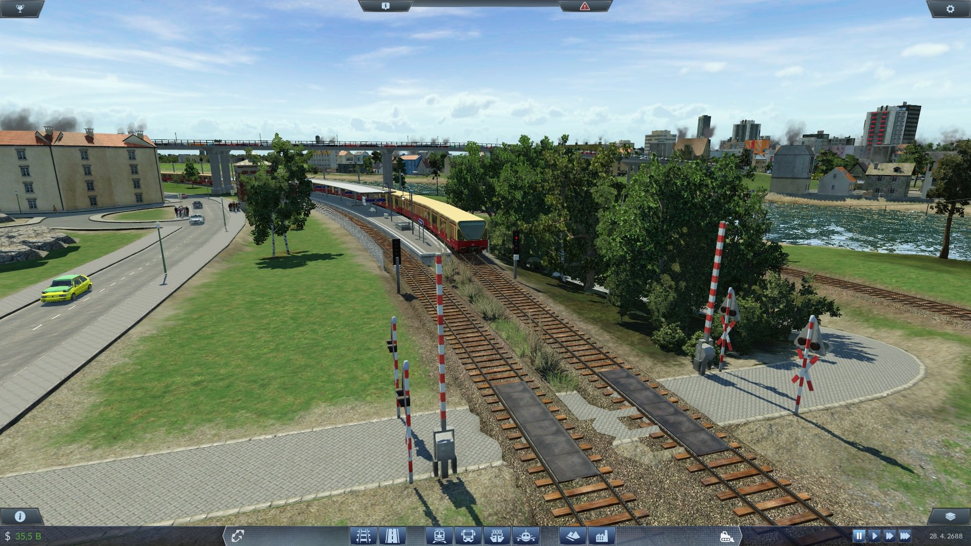 Sonnenallee aus Süd Gesehen