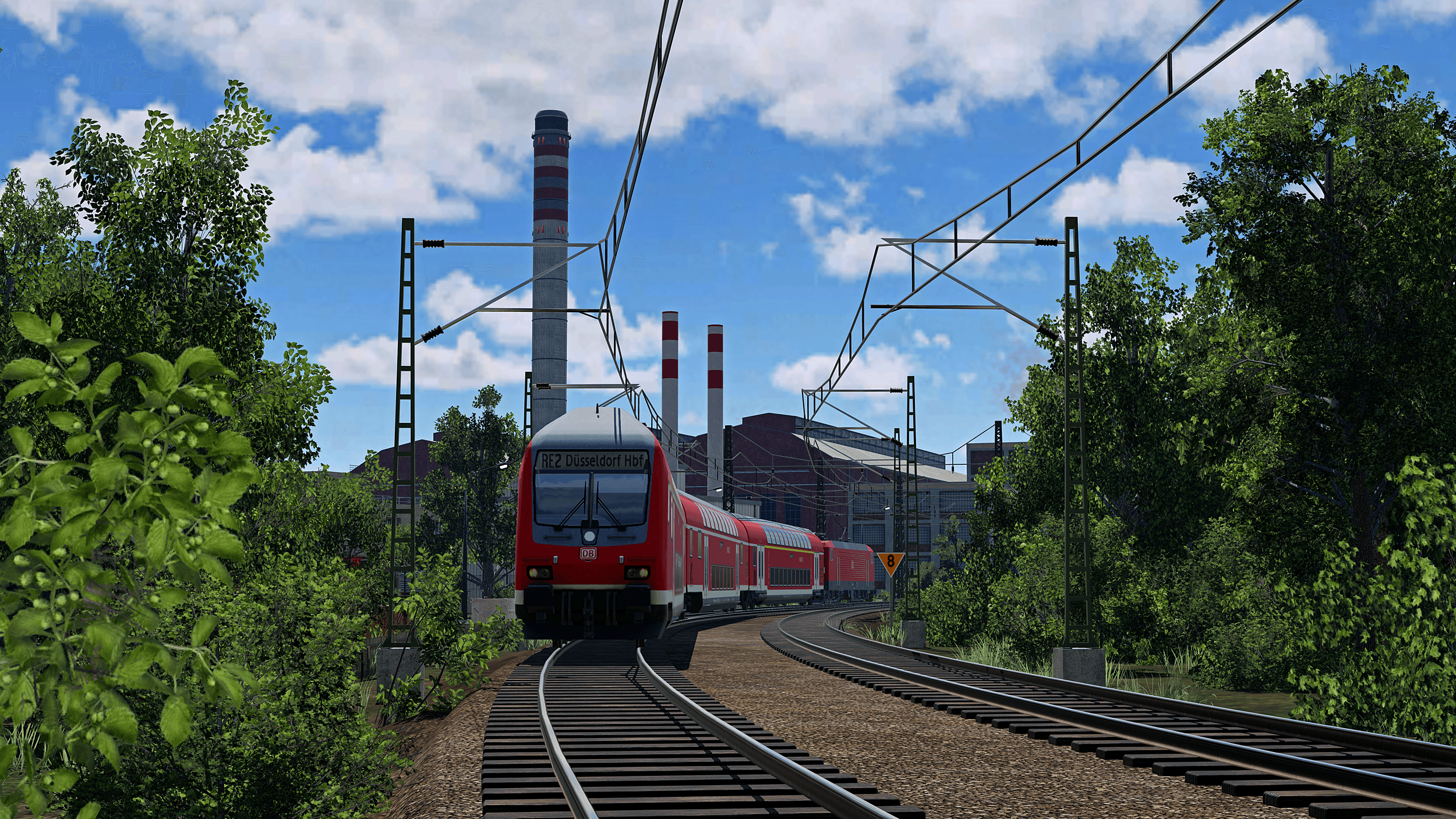 RB27 in der Kurve gelegt