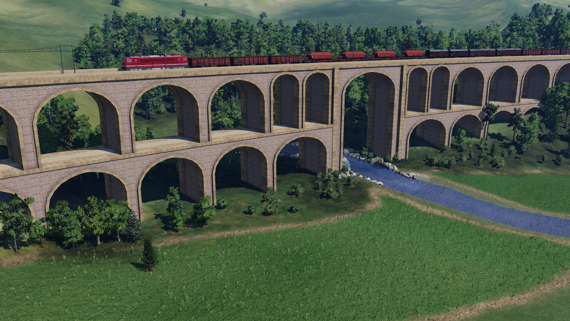 Viadukt über Fluss 1