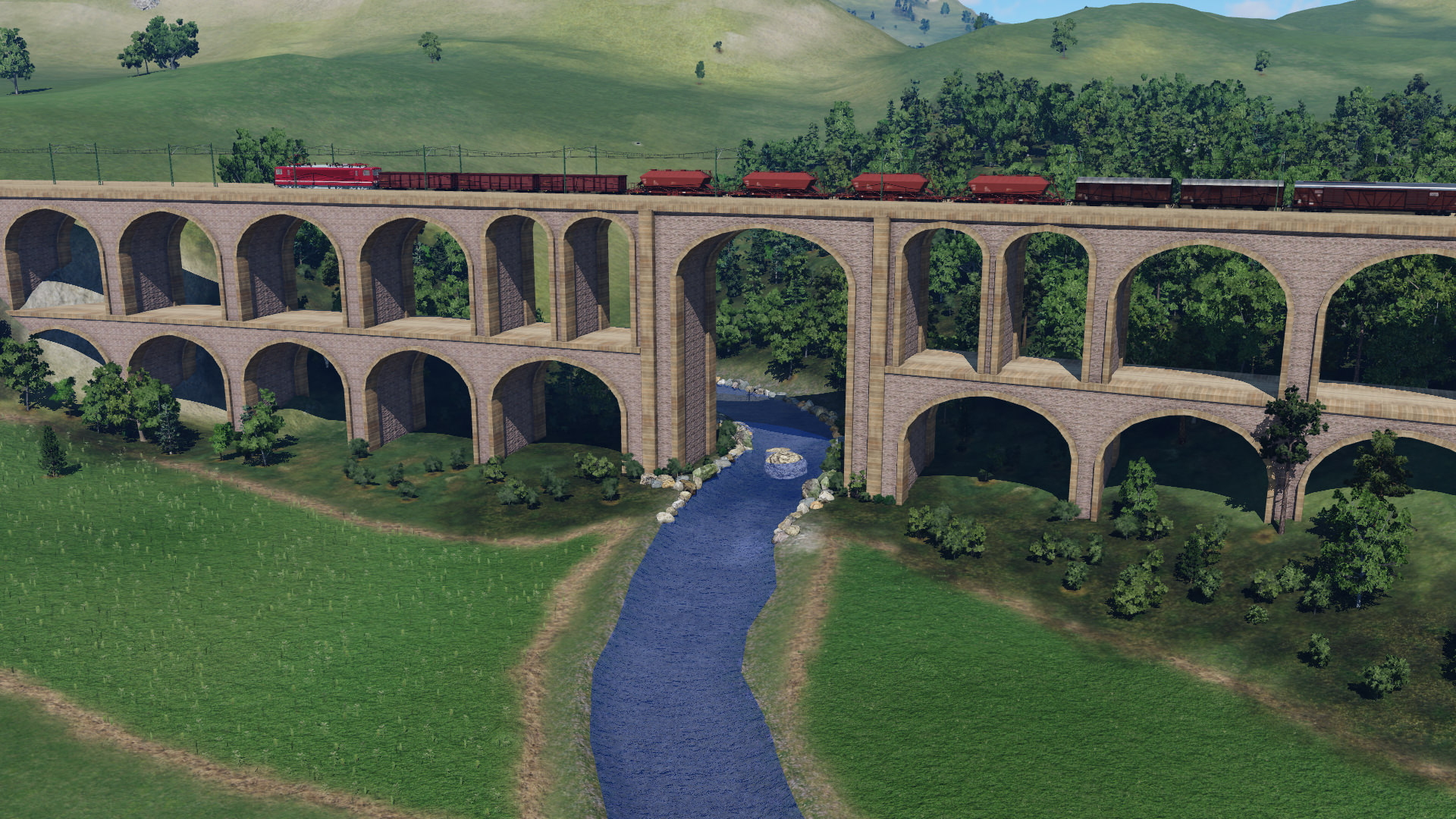 Viadukt über Fluss 2