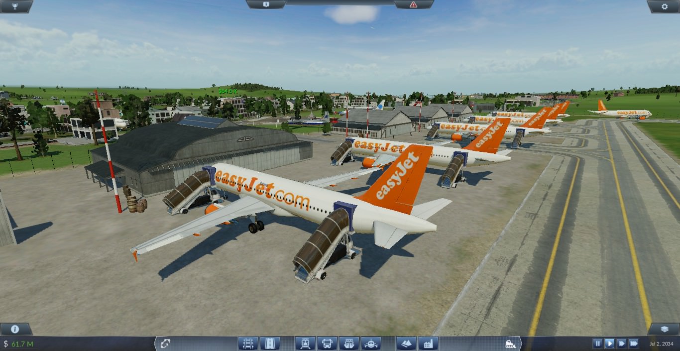 Die easyJet-Basis