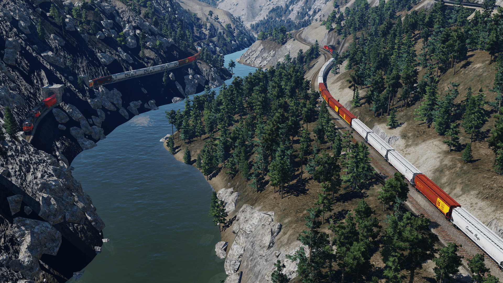 CN & CP Grain Trains 2