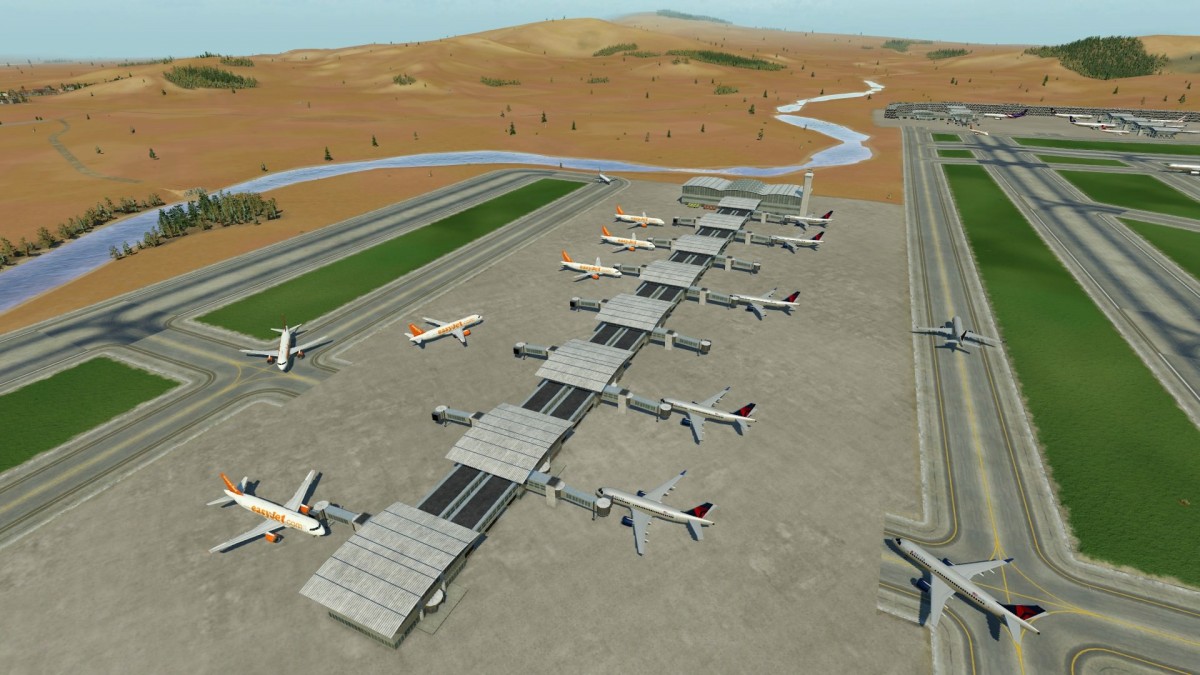 Terminal 2 - Delta und Easy Jet Terminal