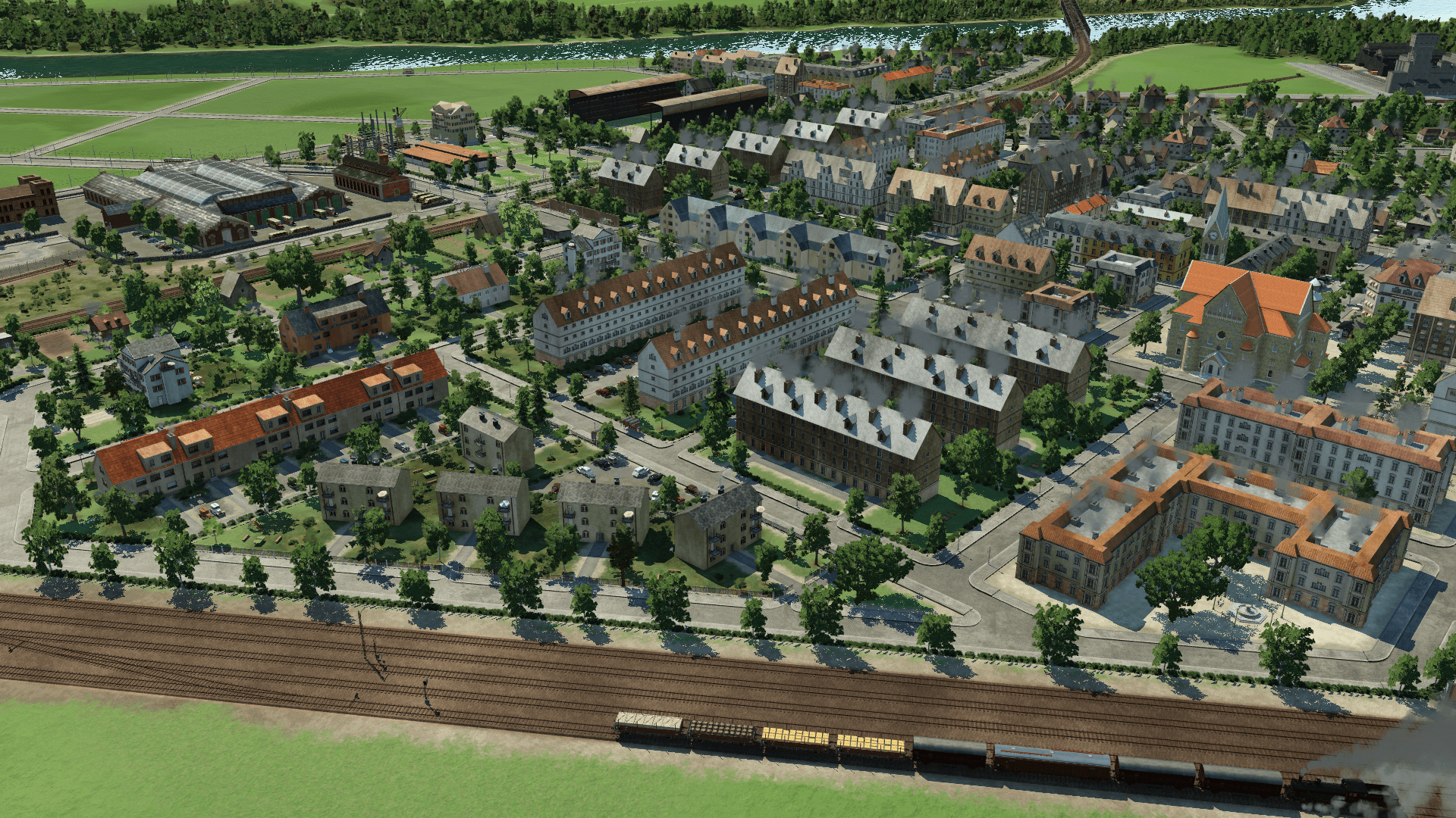 wieder ein Stadtviertel fertig