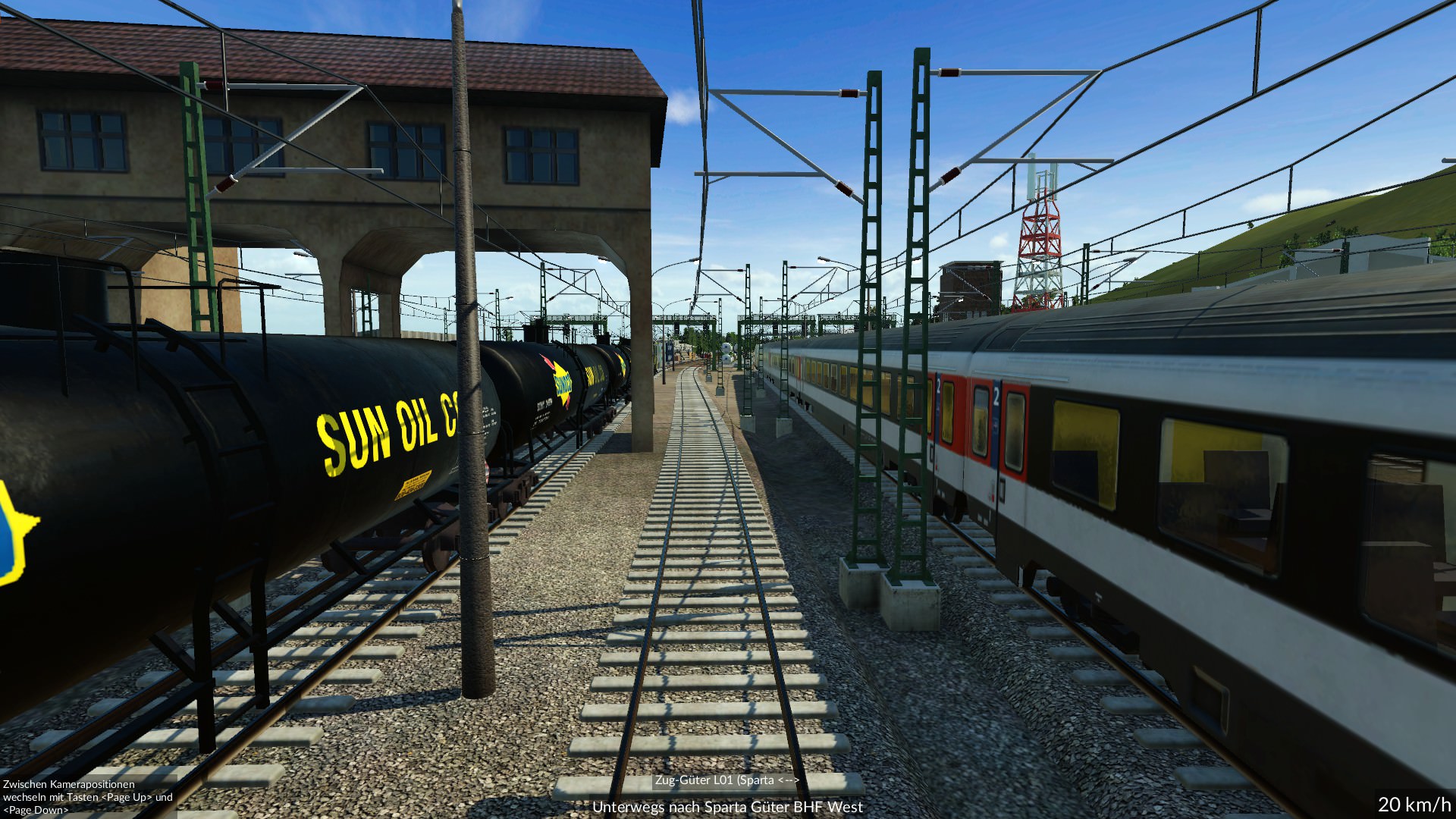 Ausfahrt aus dem Depo